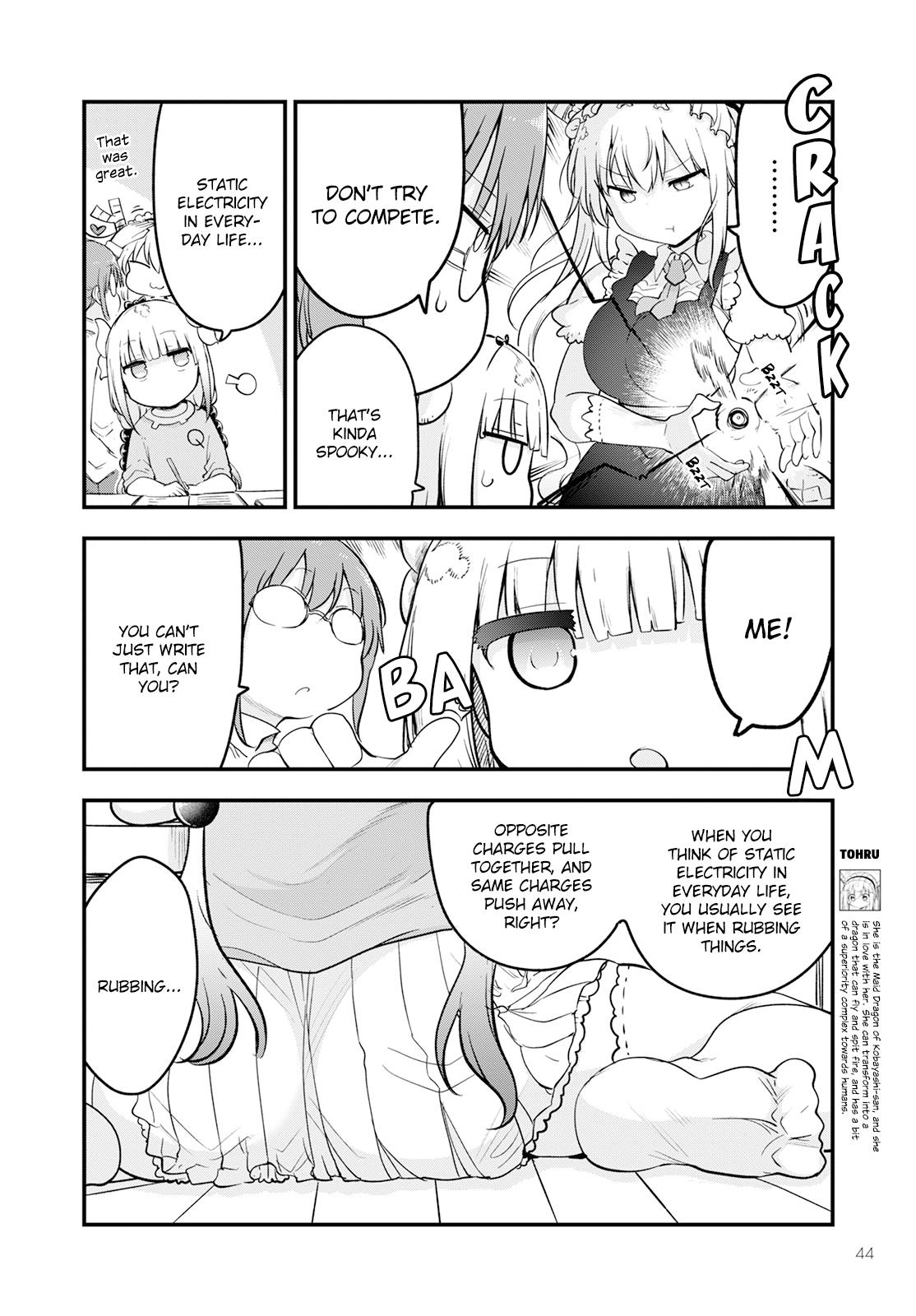 Kobayashi-San Chi No Maid Dragon - Chapter 134: Kanna And Static Electricity