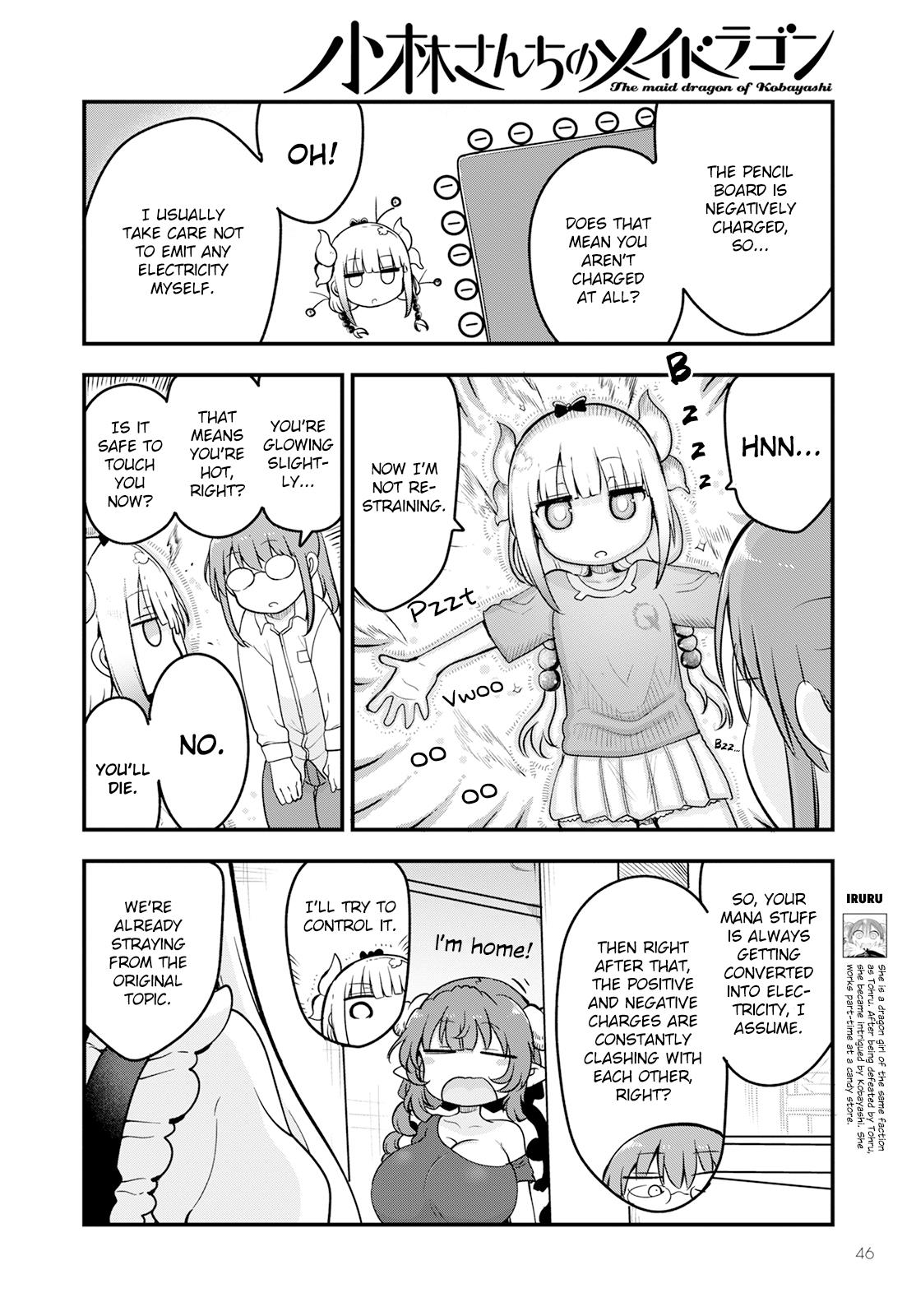 Kobayashi-San Chi No Maid Dragon - Chapter 134: Kanna And Static Electricity