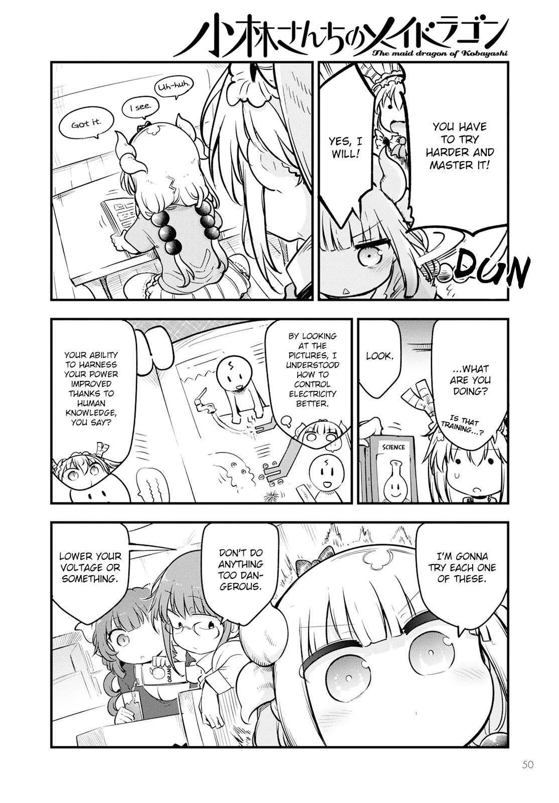 Kobayashi-San Chi No Maid Dragon - Chapter 134: Kanna And Static Electricity