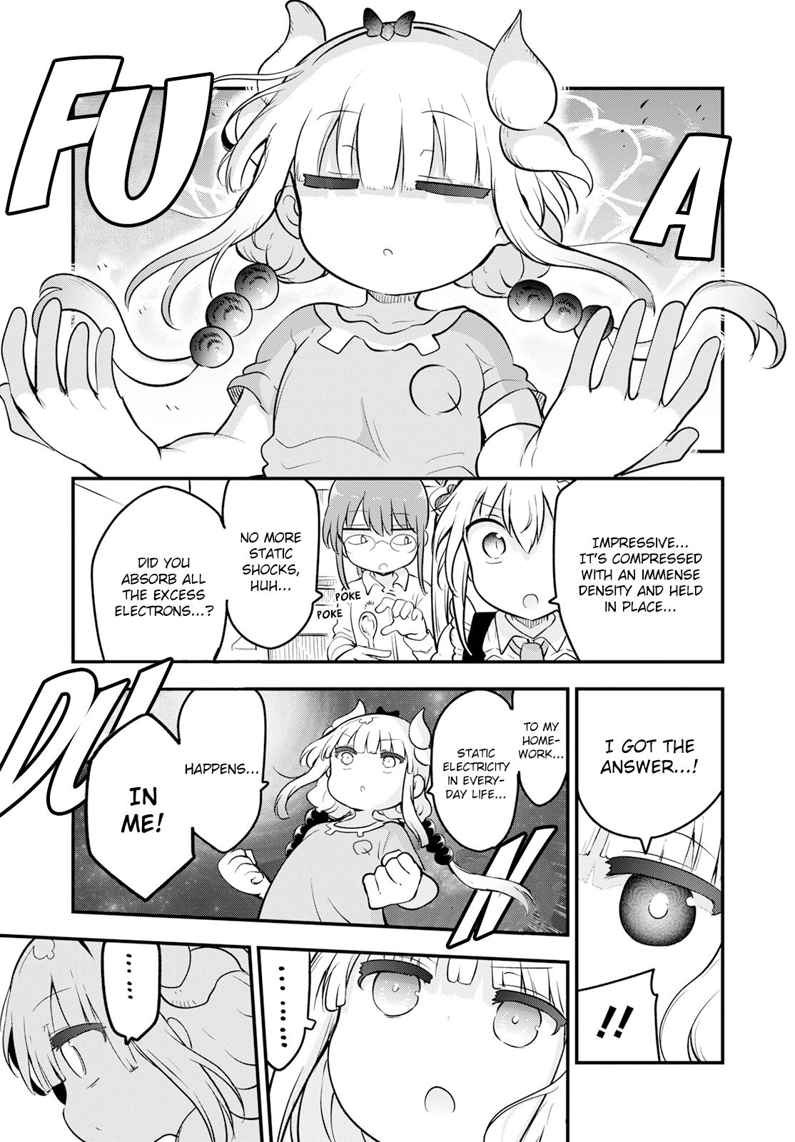 Kobayashi-San Chi No Maid Dragon - Chapter 134: Kanna And Static Electricity