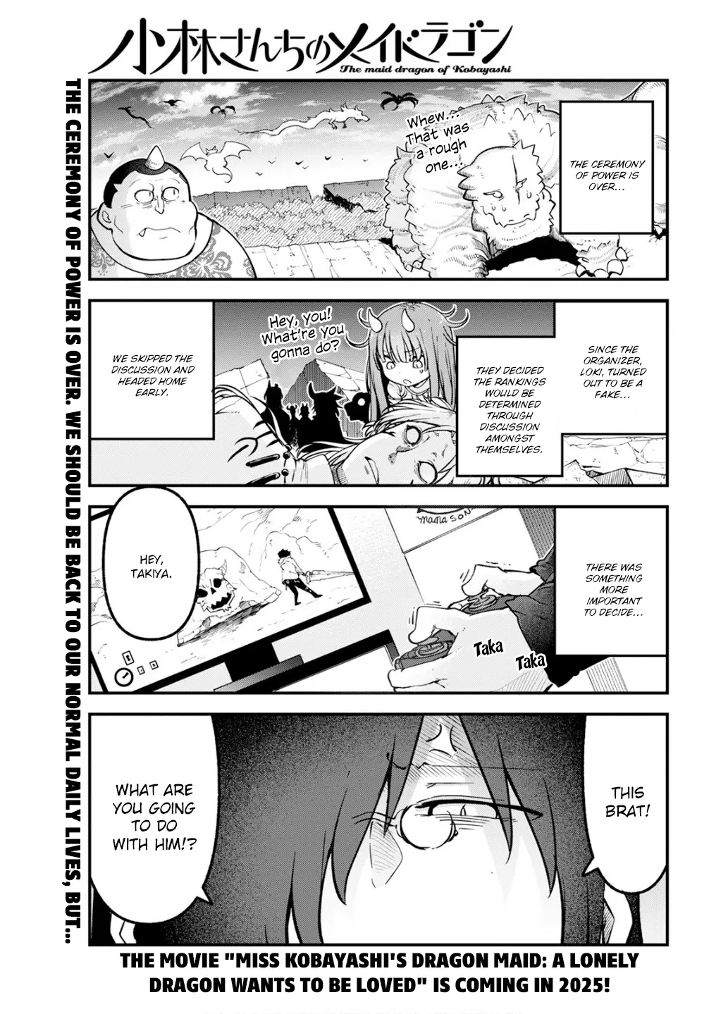 Kobayashi-San Chi No Maid Dragon - Chapter 152: Takiya And Community