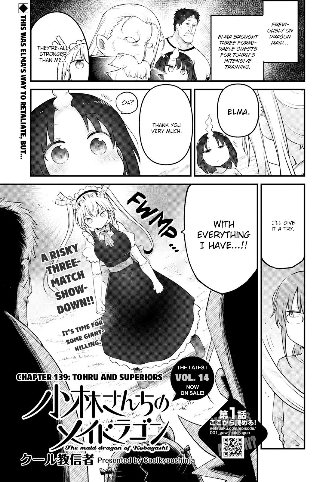 Kobayashi-San Chi No Maid Dragon - Chapter 139: Tohru And Superiors