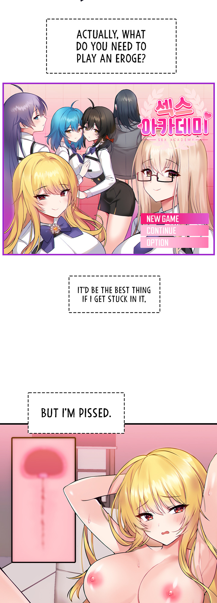 Trapped In The Academy's Eroge - Chapter 1