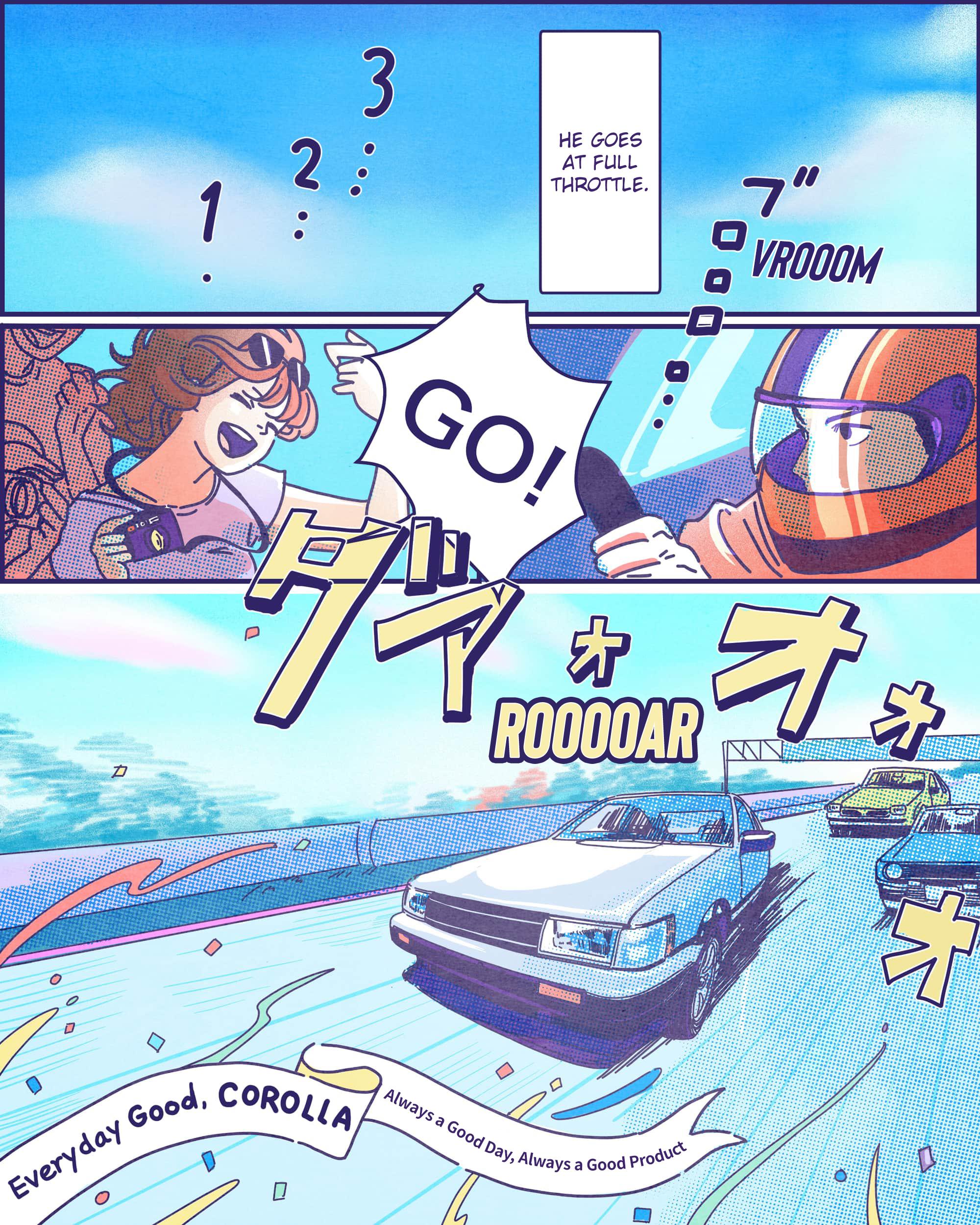 Everyday Good, Corolla - Chapter 3: Love At Full Throttle