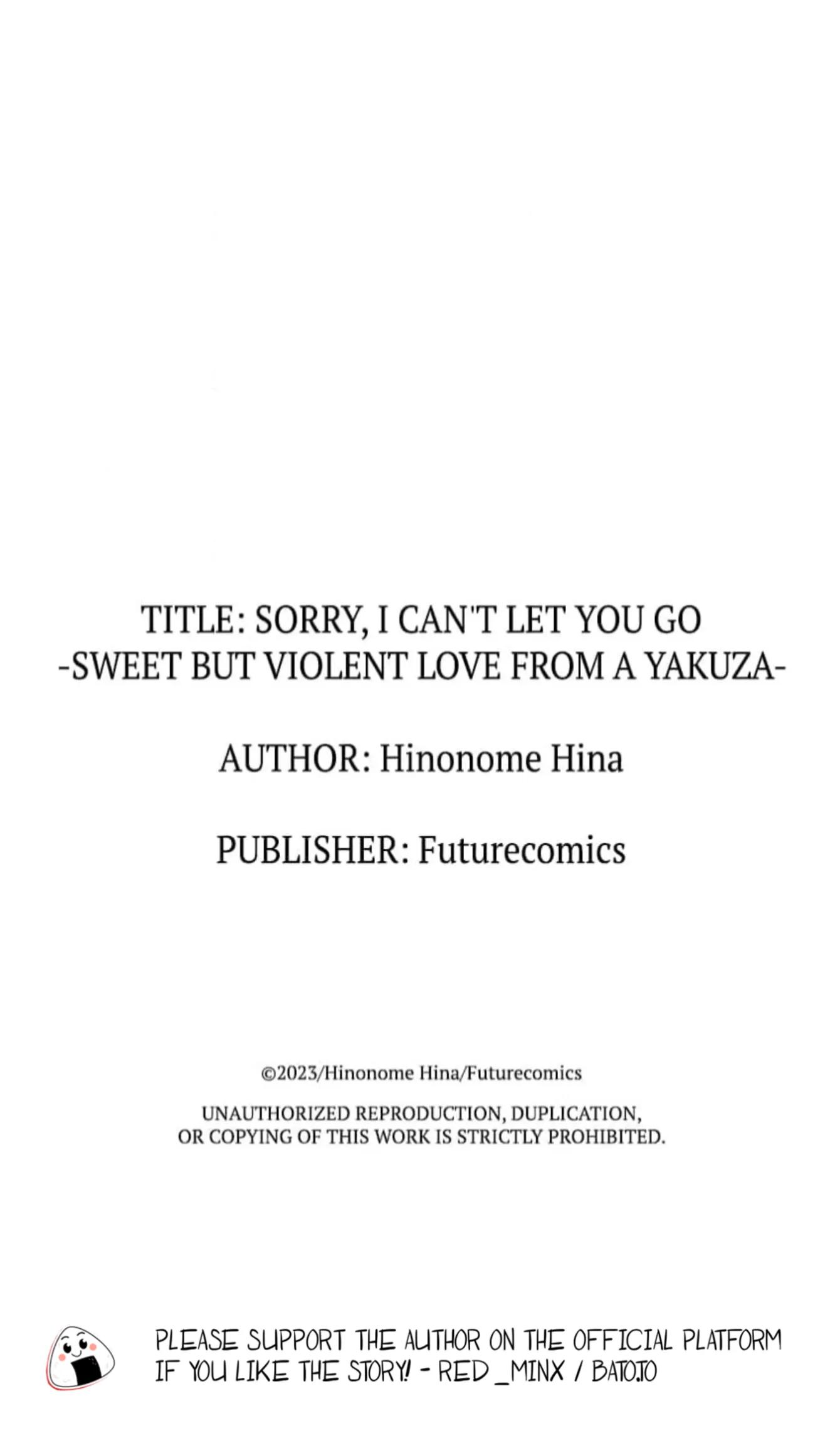 Sorry, I Can't Let You Go- Sweet But Violent Love From A Yakuza- - Chapter 6