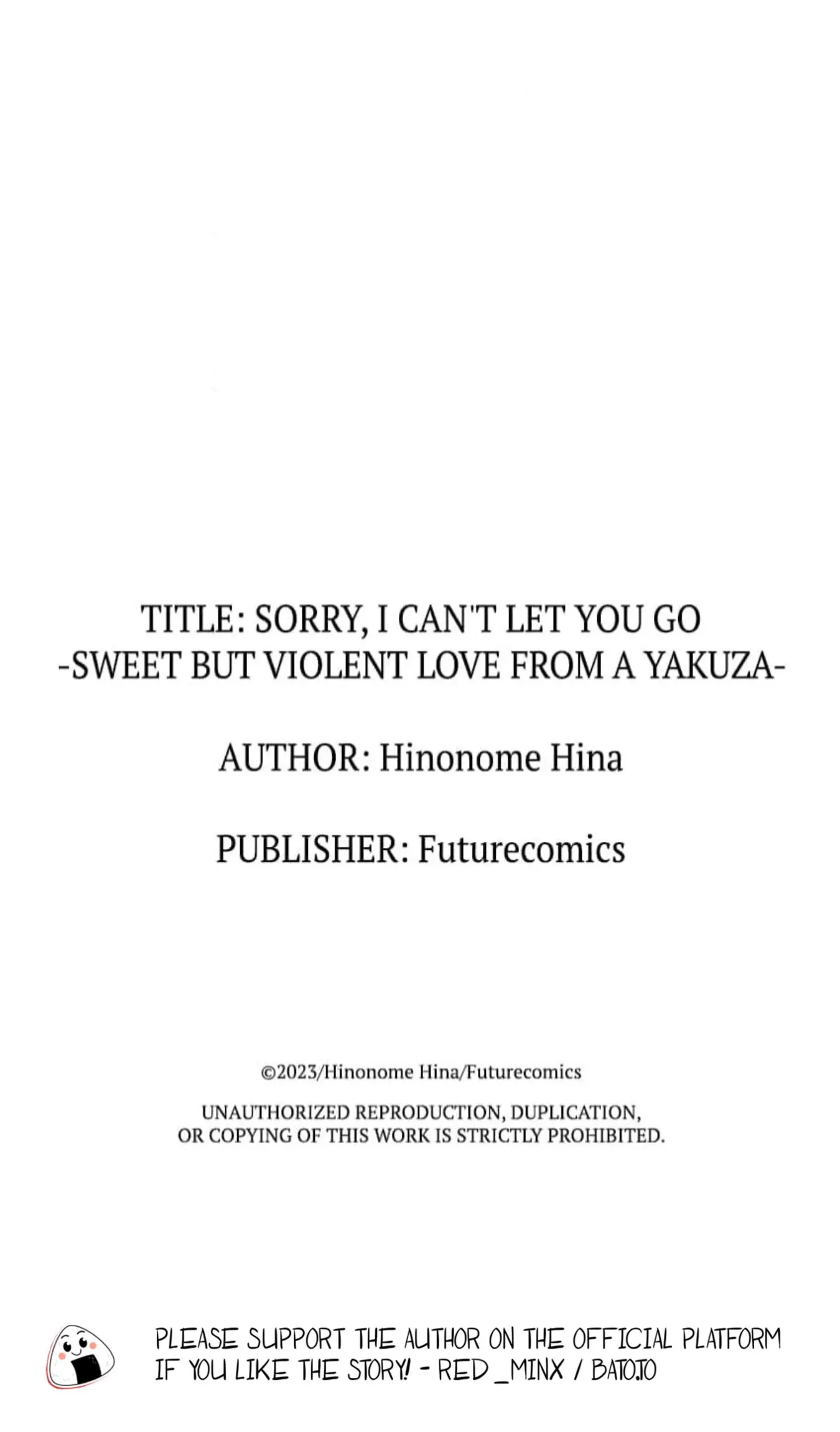 Sorry, I Can't Let You Go- Sweet But Violent Love From A Yakuza- - Chapter 3