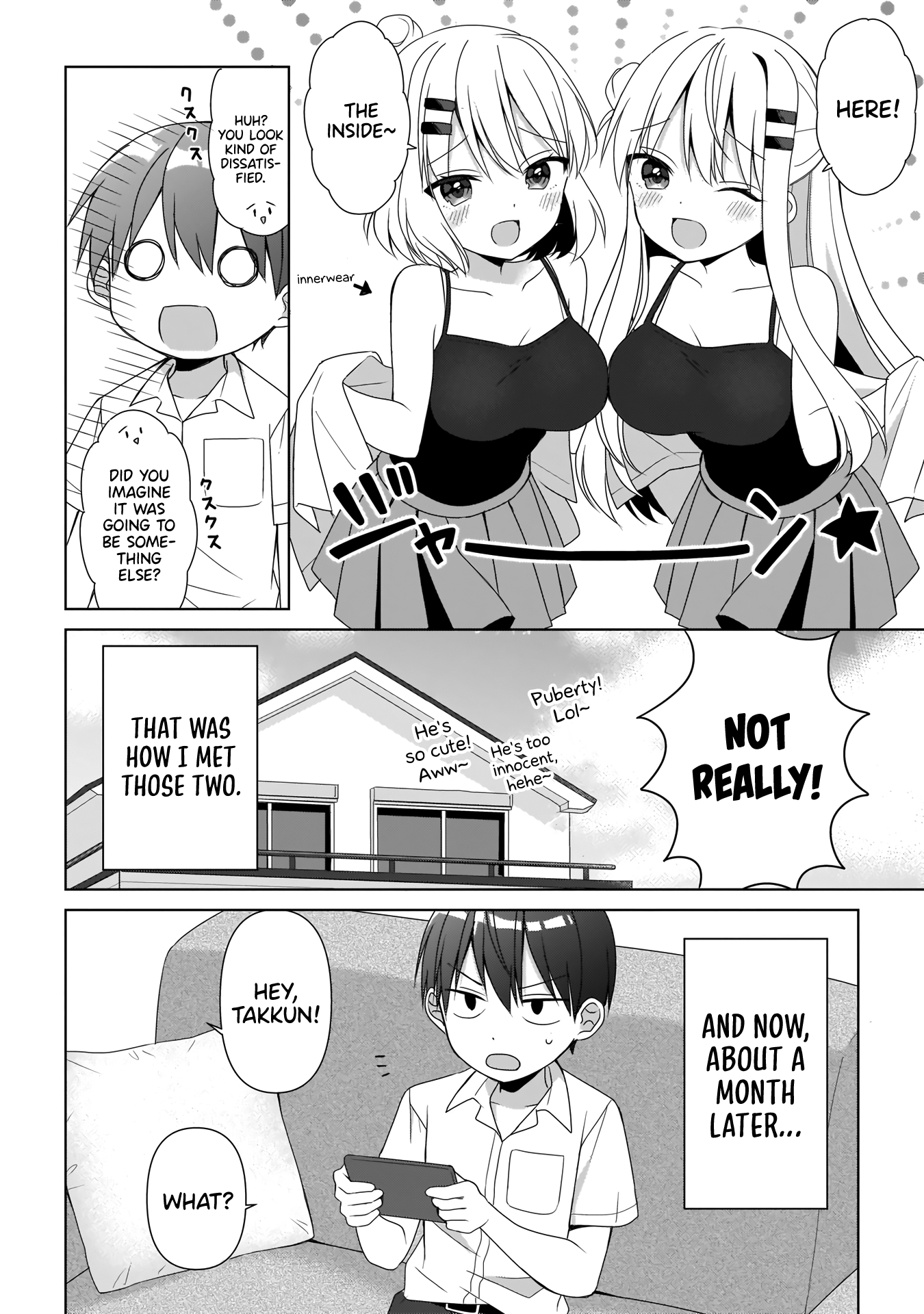 Futago No Onnanoko Wo "Wakaraseru" Anthology - Chapter 2: Takkun And Sisters - Shibano Nanao