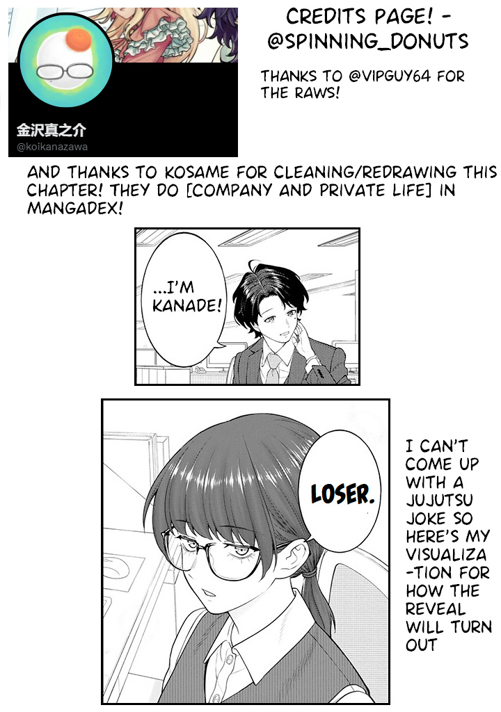 Company And Private Life -On And Off- - Chapter 9.1