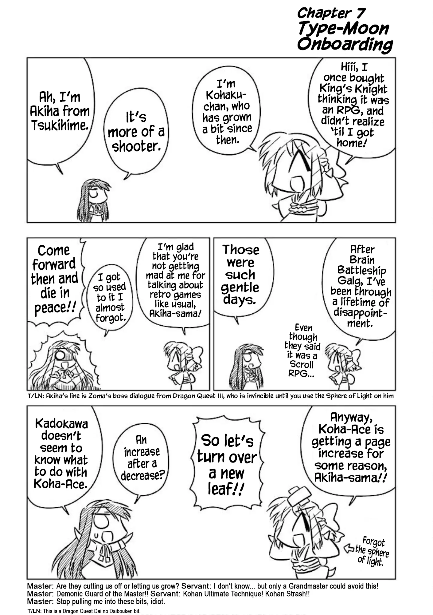 Koha-Ace - Vol.1 Chapter 7: Type-Moon Onboarding