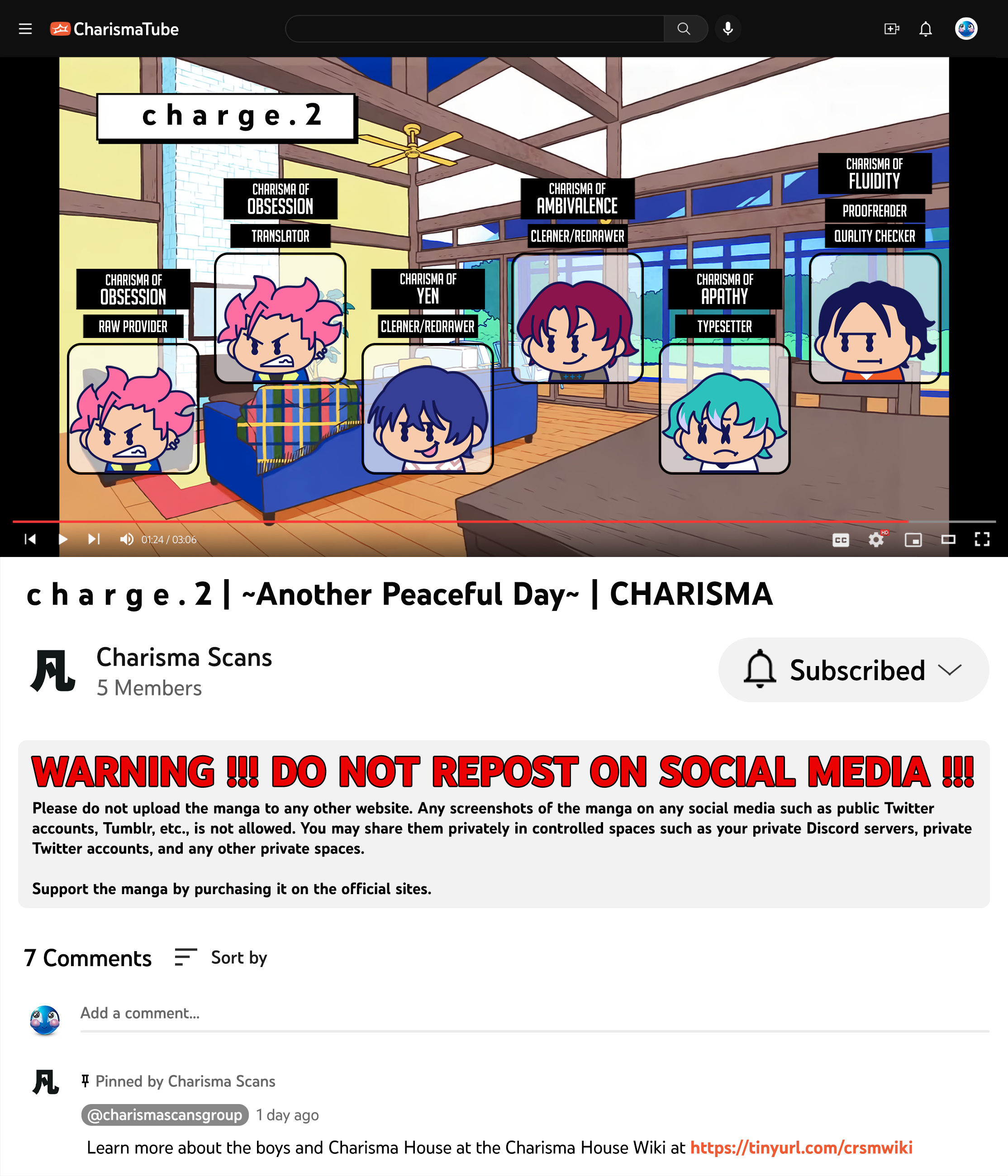 Charisma ~Another Peaceful Day~ - Vol.1 Chapter 2: C H A R G E . 2