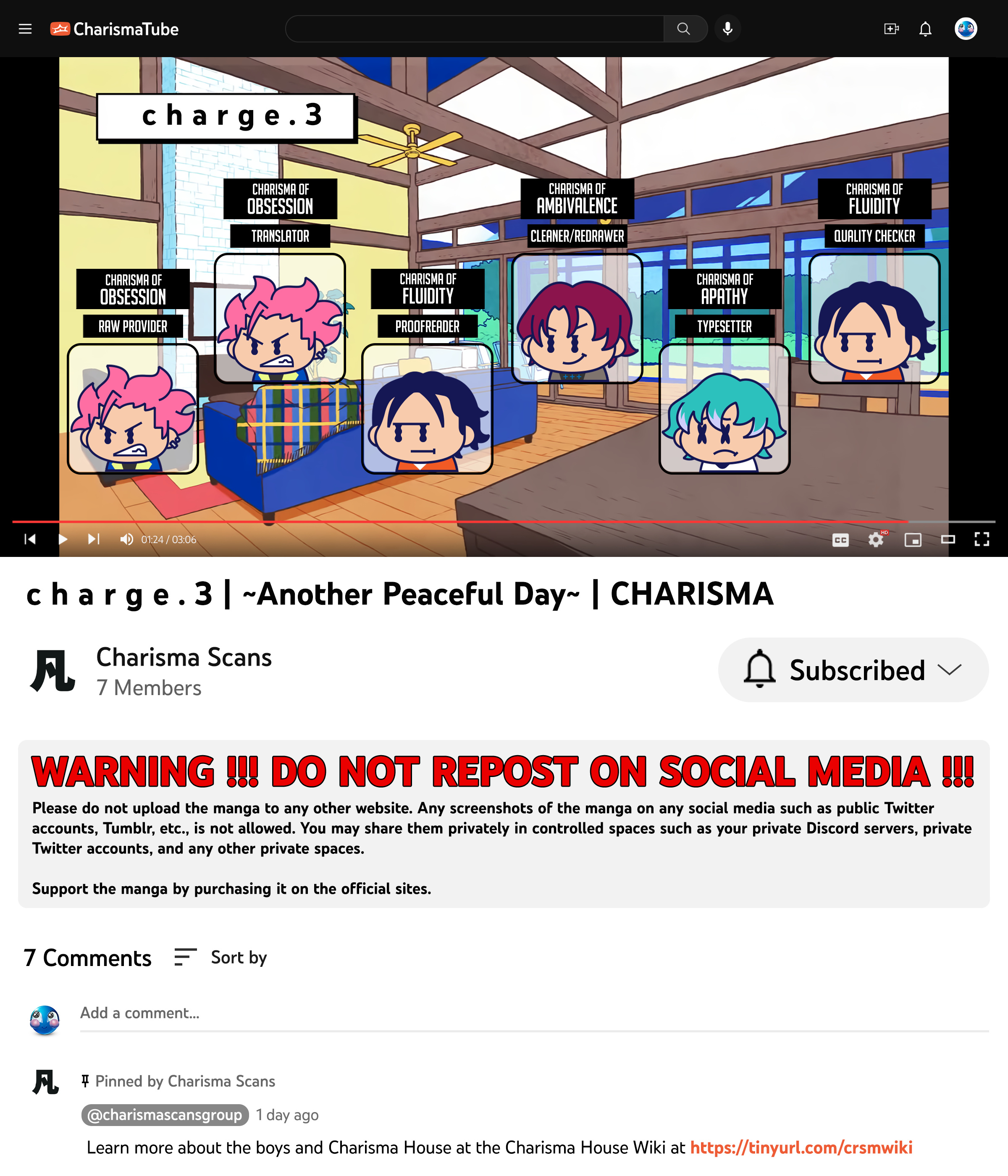 Charisma ~Another Peaceful Day~ - Vol.1 Chapter 3: C H A R G E . 3