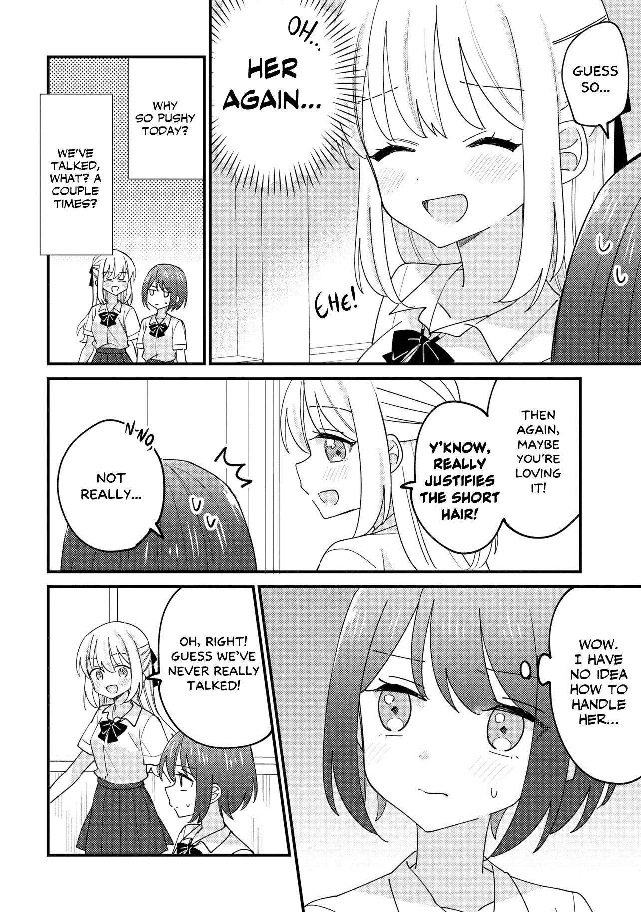 Kao Dake Yoi Classmate Ga Yatara To Guigui Kuru Yuri No Hanashi - Chapter 1