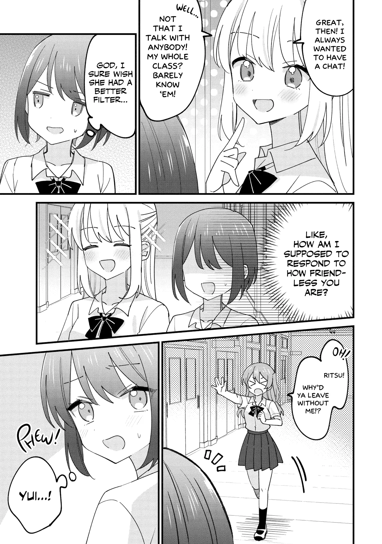 Kao Dake Yoi Classmate Ga Yatara To Guigui Kuru Yuri No Hanashi - Chapter 1