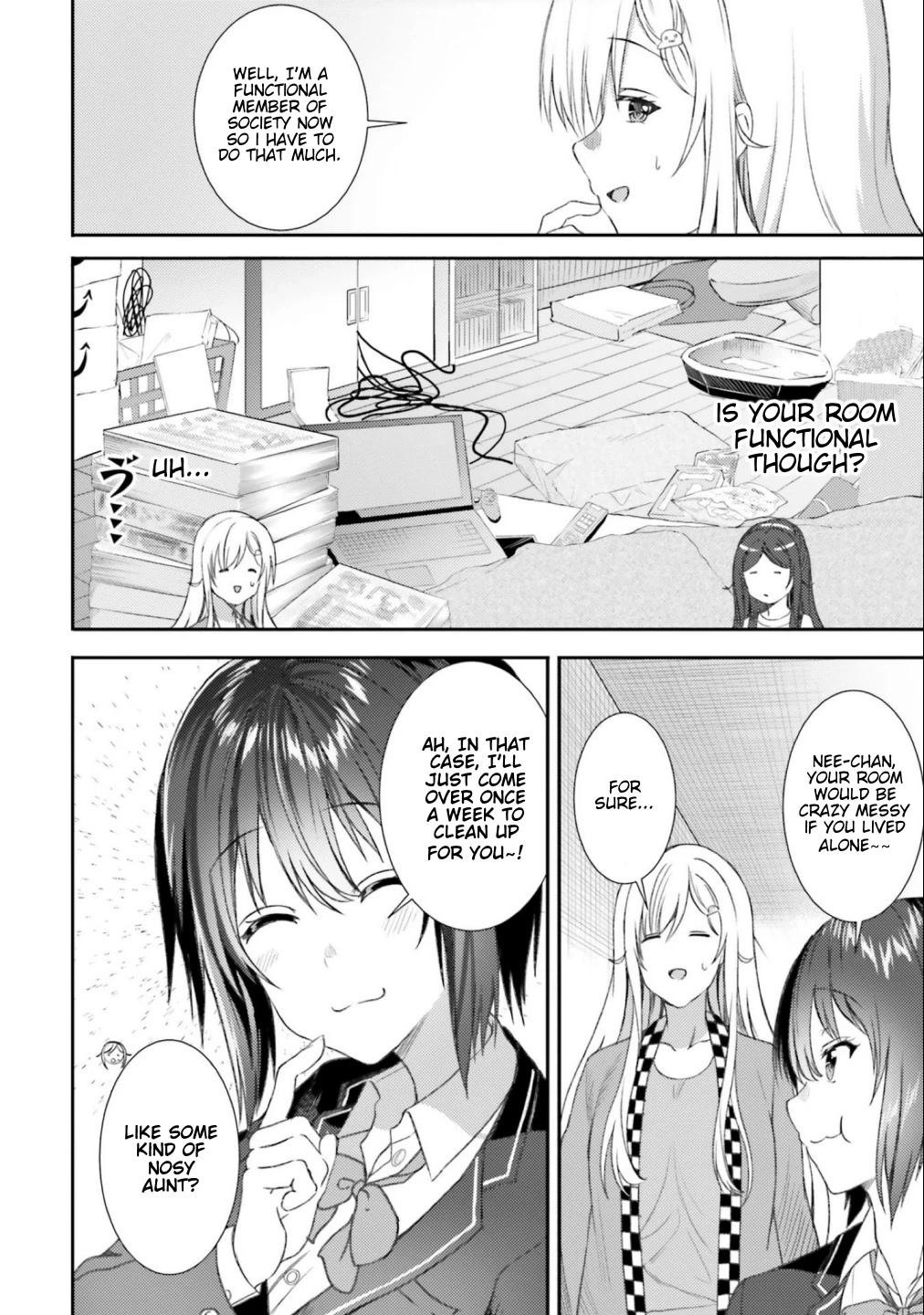 Neeko Wa Tsurai Yo - Chapter 38: The Neet Has A Serious Talk With Her Mother