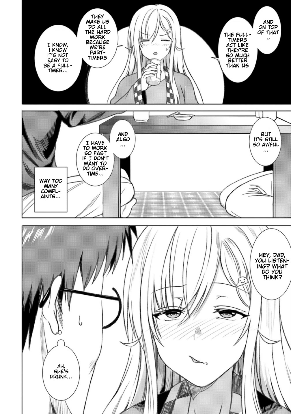 Neeko Wa Tsurai Yo - Chapter 37: The Neet Drinks With Her Father