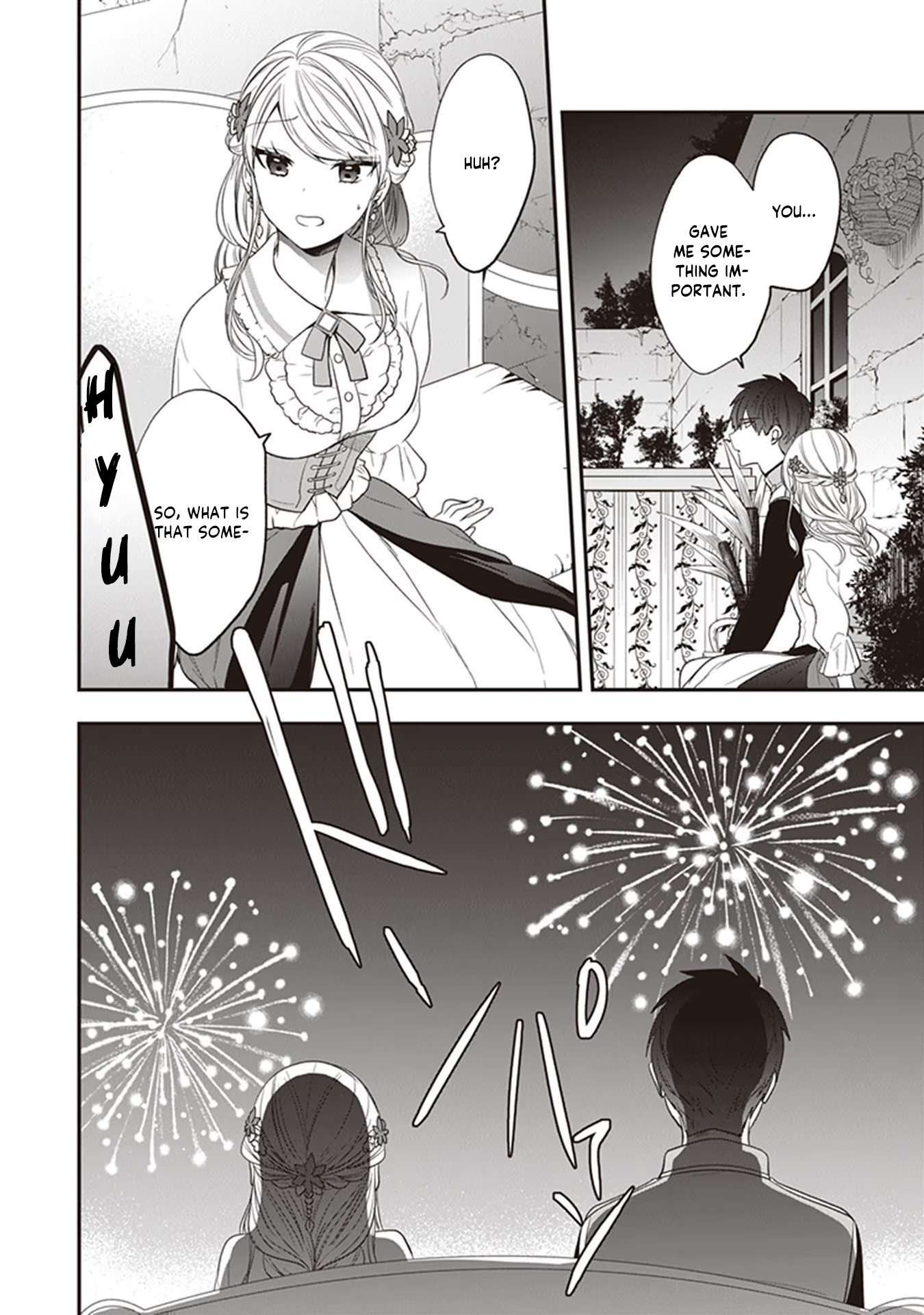 The Banished Villainess! Living The Leisurely Life Of A Nun Making Revolutionary Church Food - Vol.5 Chapter 24: Night Time Date And Fireworks