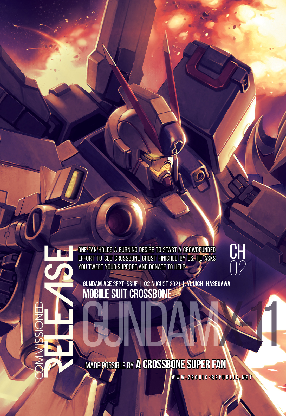 Mobile Suit Crossbone Gundam X-11 - Vol.1 Chapter 2: X-11 Vs X-12