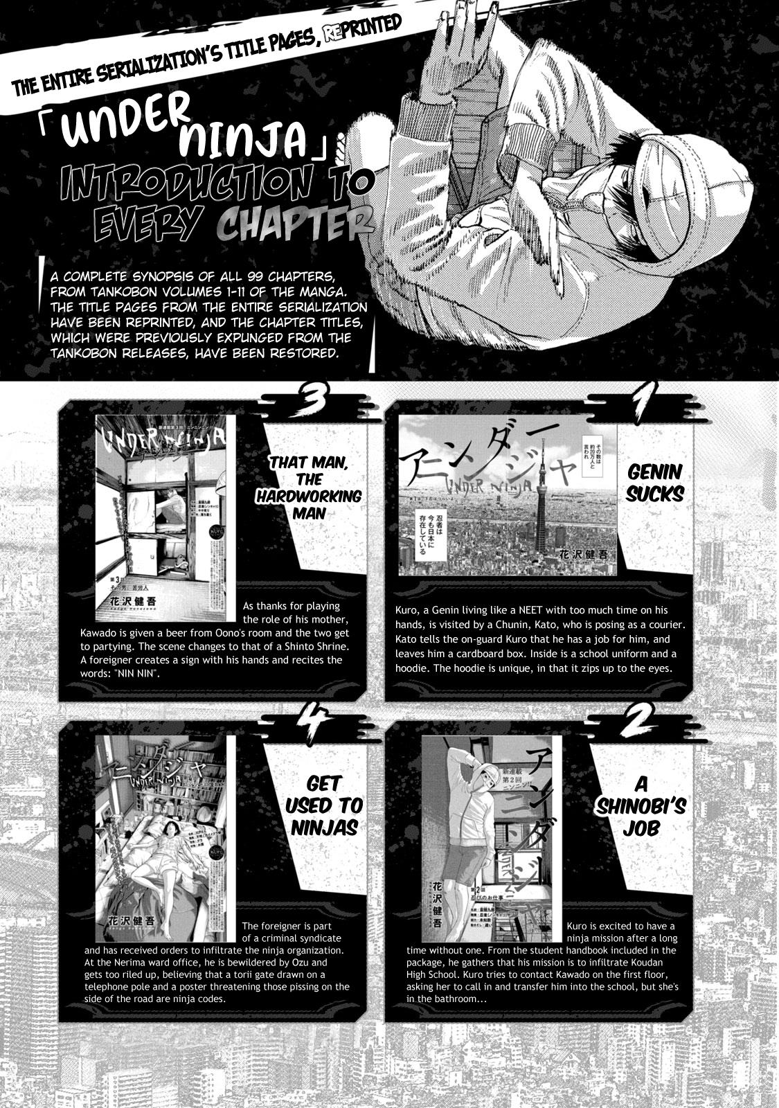 Under Ninja Nin Nin Official Manual - Chapter 5: Complete Chapter Introduction