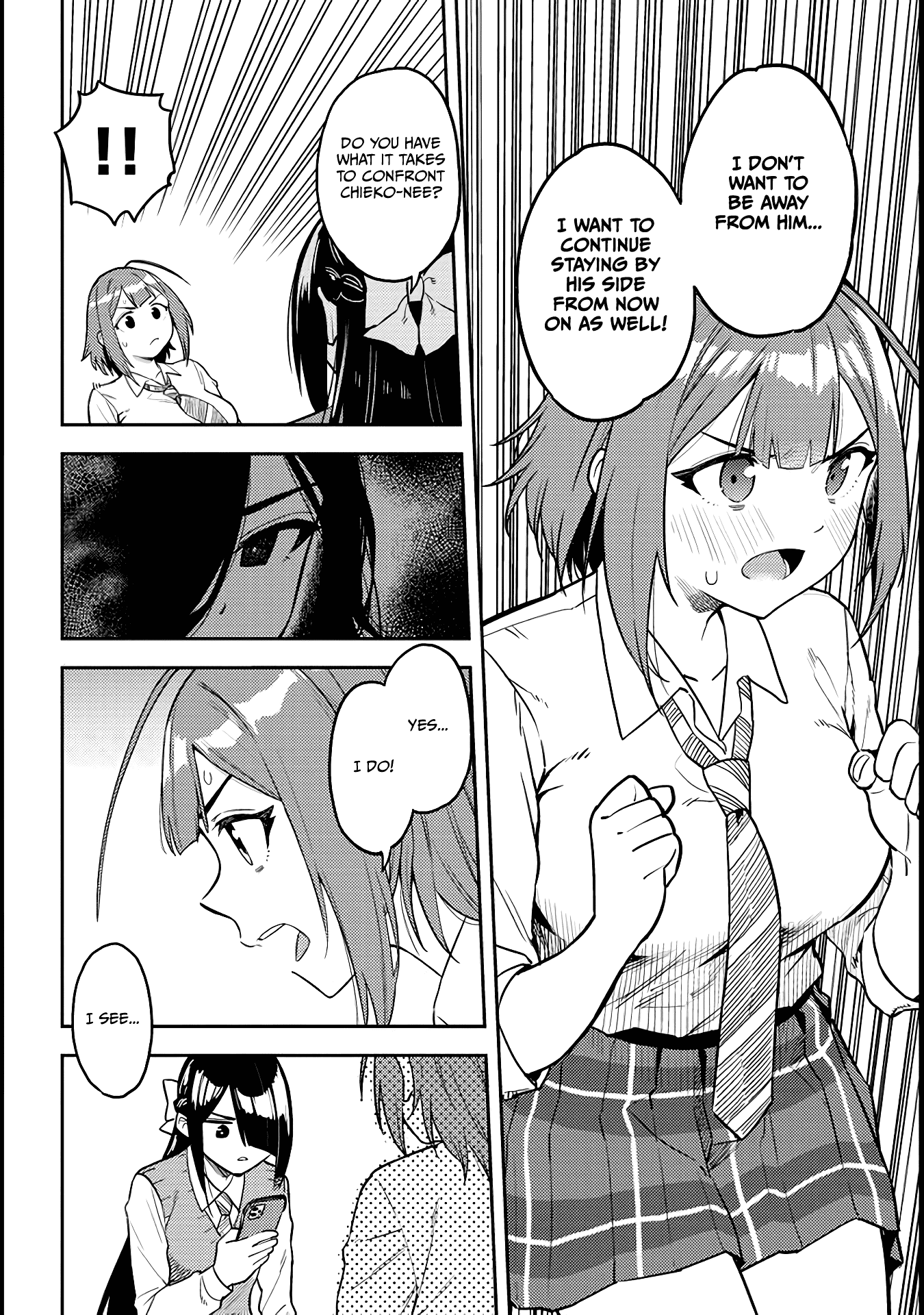 Do You Like Big Juniors? - Chapter 49: She (Kouhai) Accepts His Worries And Confusion.