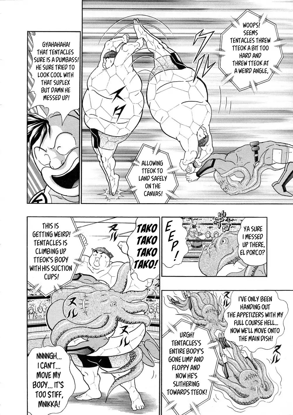 Kinnikuman Ii Sei: All Choujin Daishingeki - Vol.3 Chapter 31: Tentacles's Hair-Rasingly Evil Finisher!