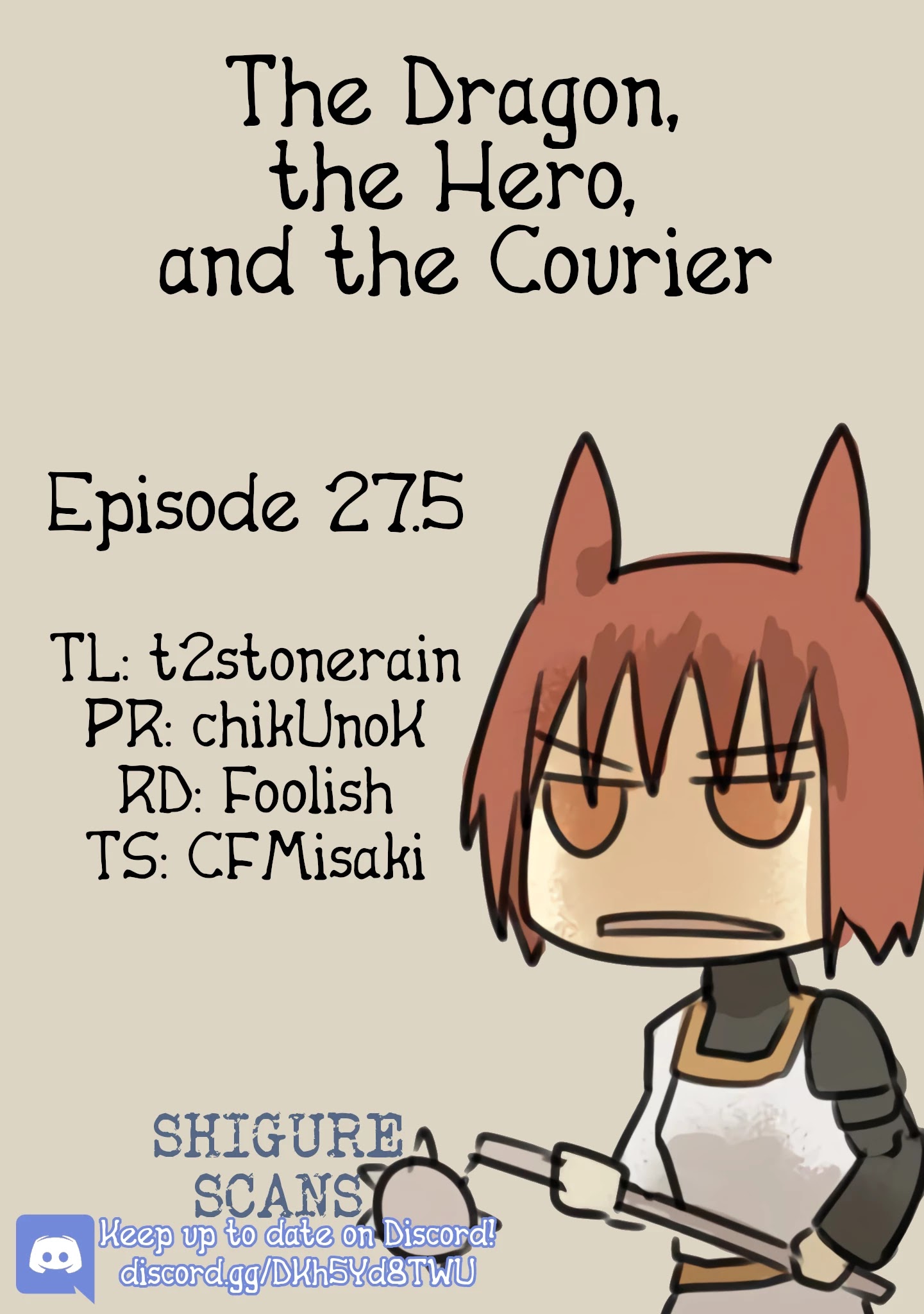 The Dragon, The Hero, And The Courier - Chapter 27.5: My First Friend