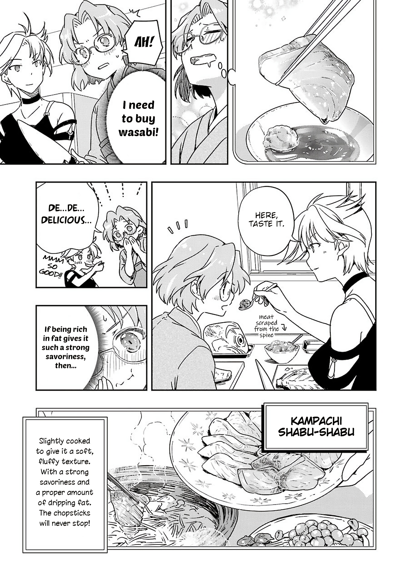 Someya Mako's Mahjong Parlor Food - Chapter 23: Encouraging Staff Meal Of All Sorts Of Kampachi Dishes