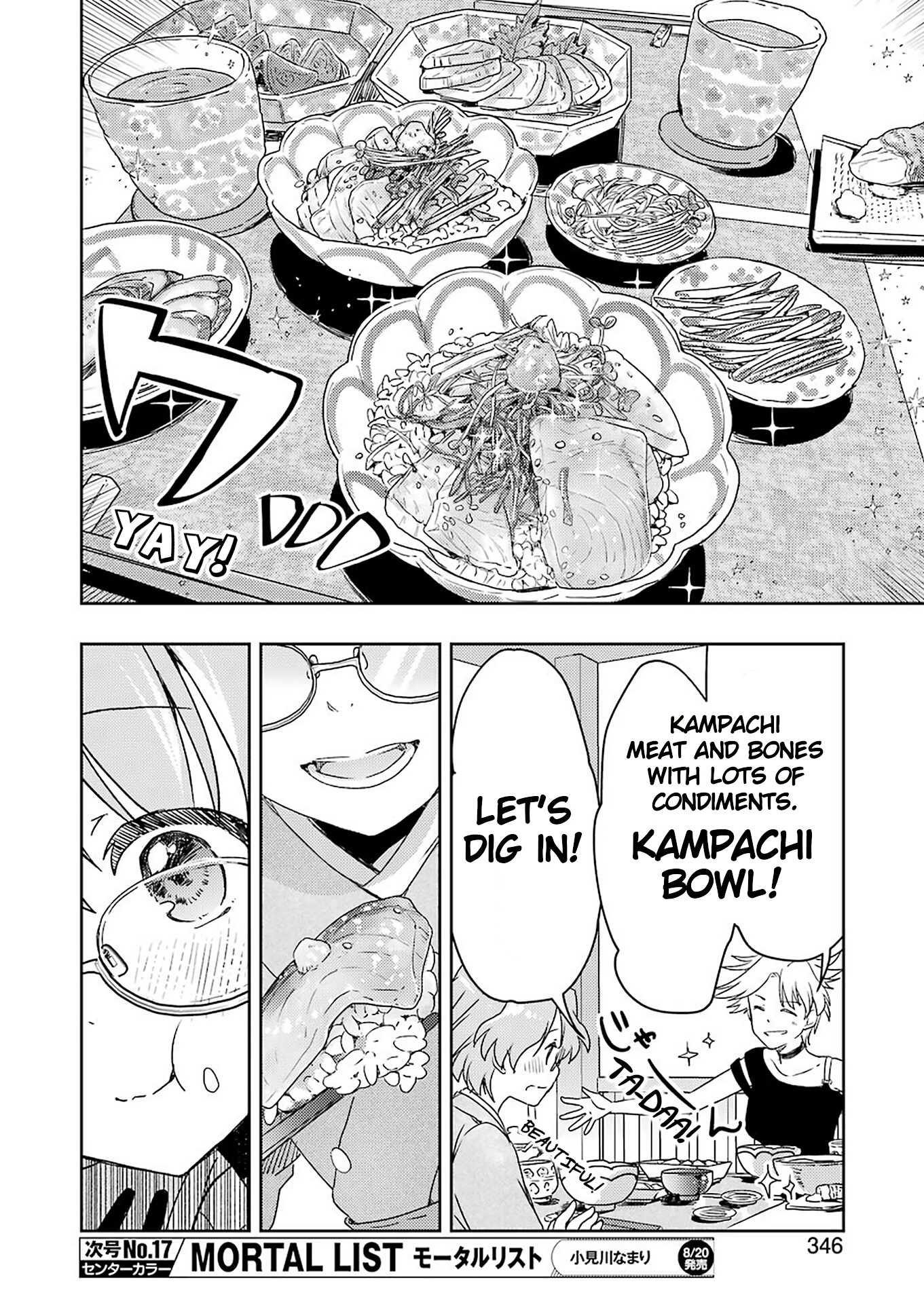 Someya Mako's Mahjong Parlor Food - Chapter 23: Encouraging Staff Meal Of All Sorts Of Kampachi Dishes