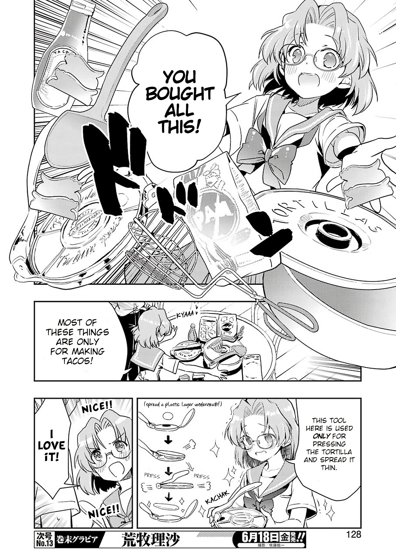 Someya Mako's Mahjong Parlor Food - Chapter 22: If Suga Made Tacos