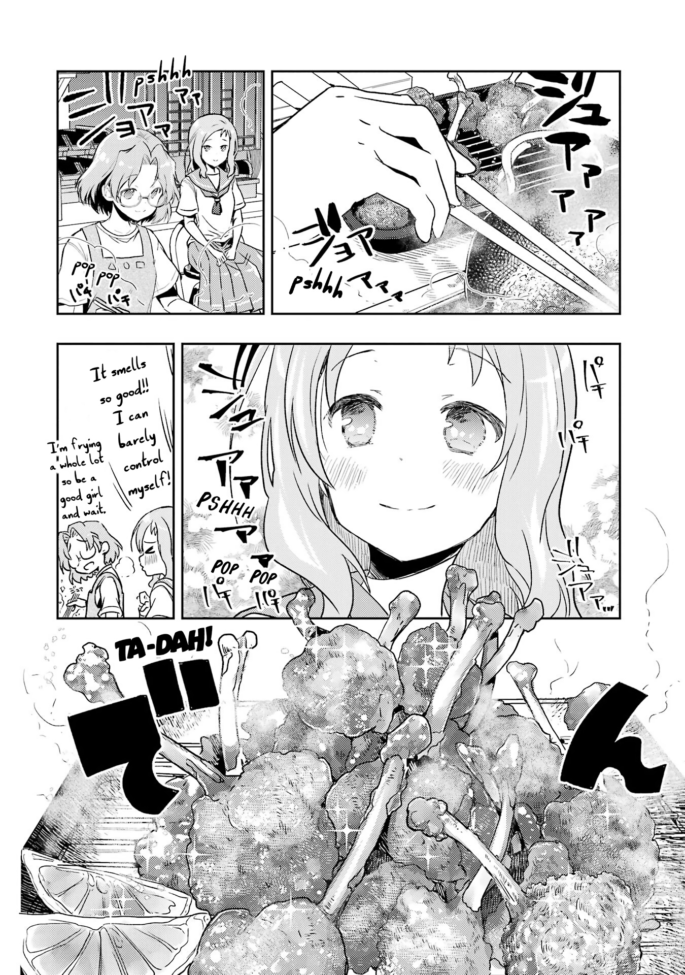 Someya Mako's Mahjong Parlor Food - Chapter 27: A Feast! The Vanishing Mystery Meat! ~ Juicy Fried Chicken Tulips ~