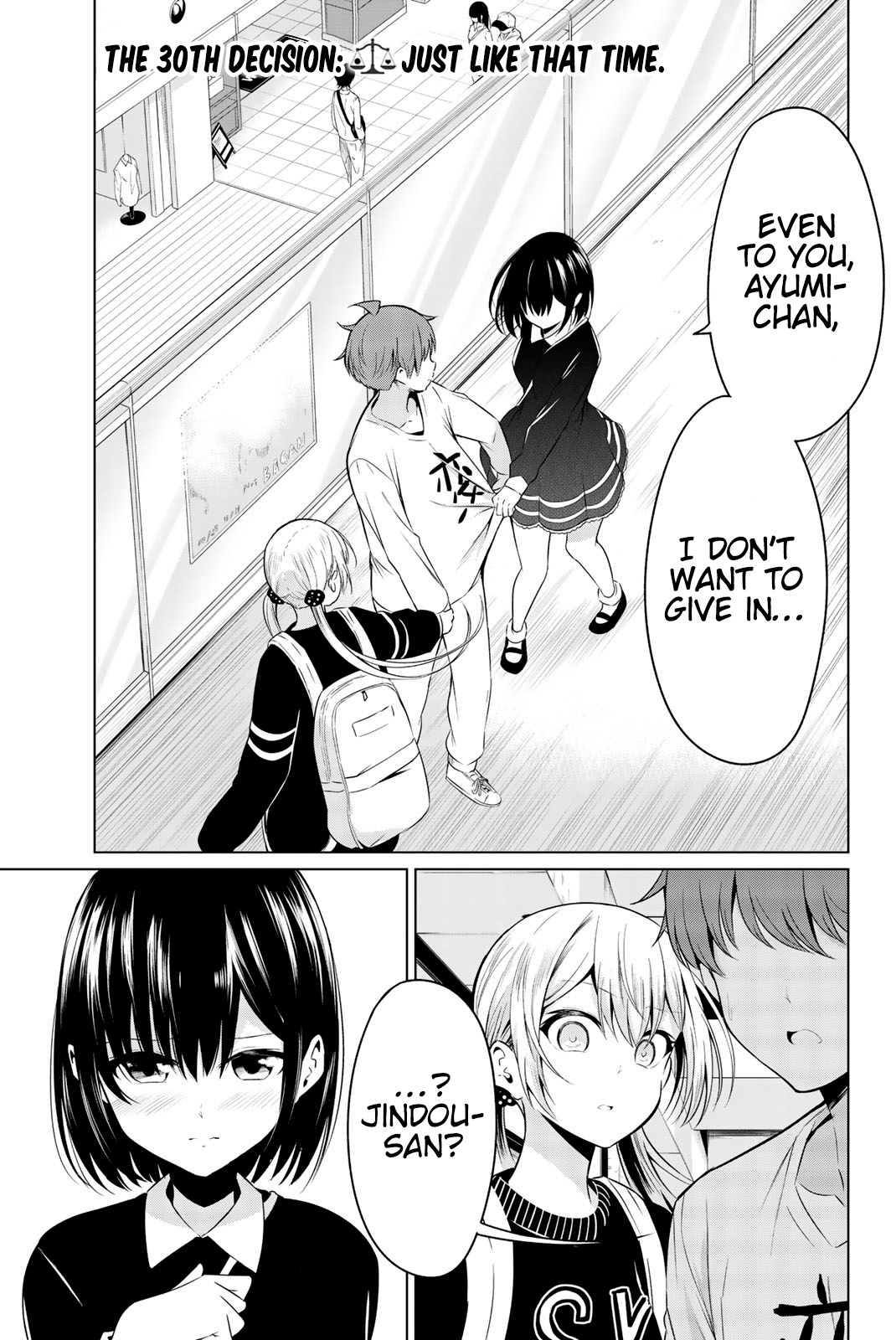 Sekai Ka Kanojo Ka Erabenai - Vol.7 Chapter 30: The 30Th Decision: Just Like That Time.