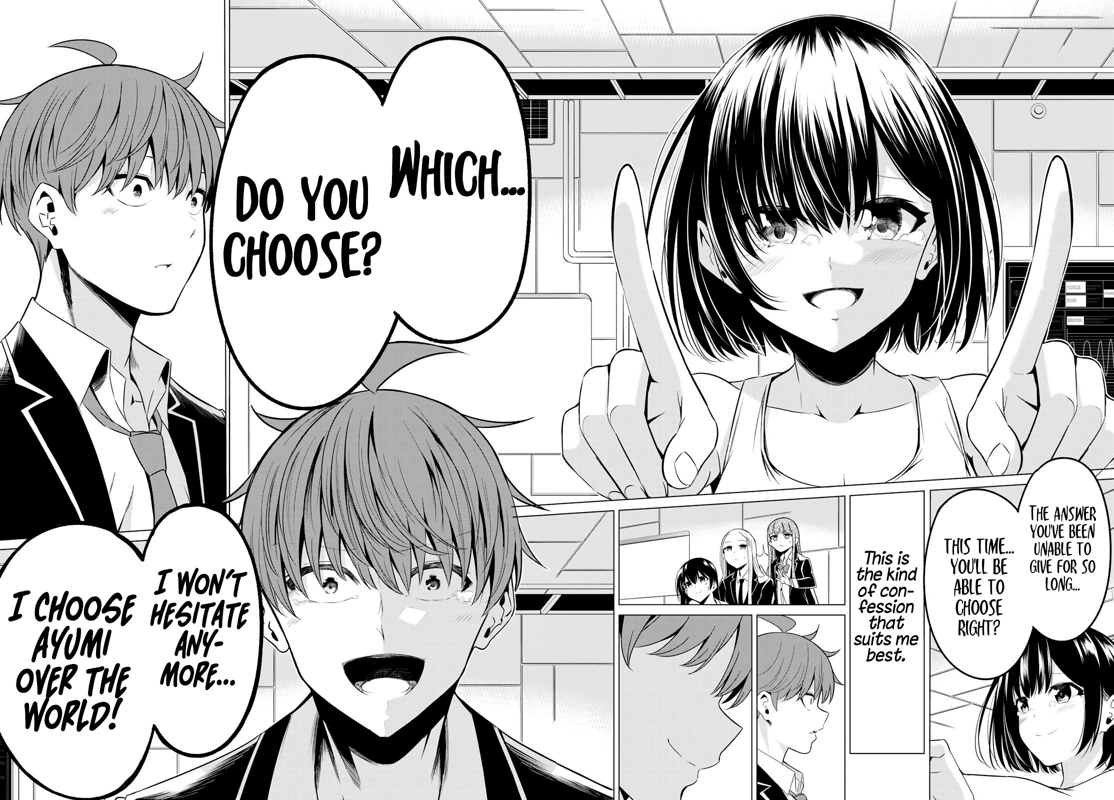 Sekai Ka Kanojo Ka Erabenai - Chapter 38: The 38Th Decision: This Time… You’ll Be Able To Choose Right?