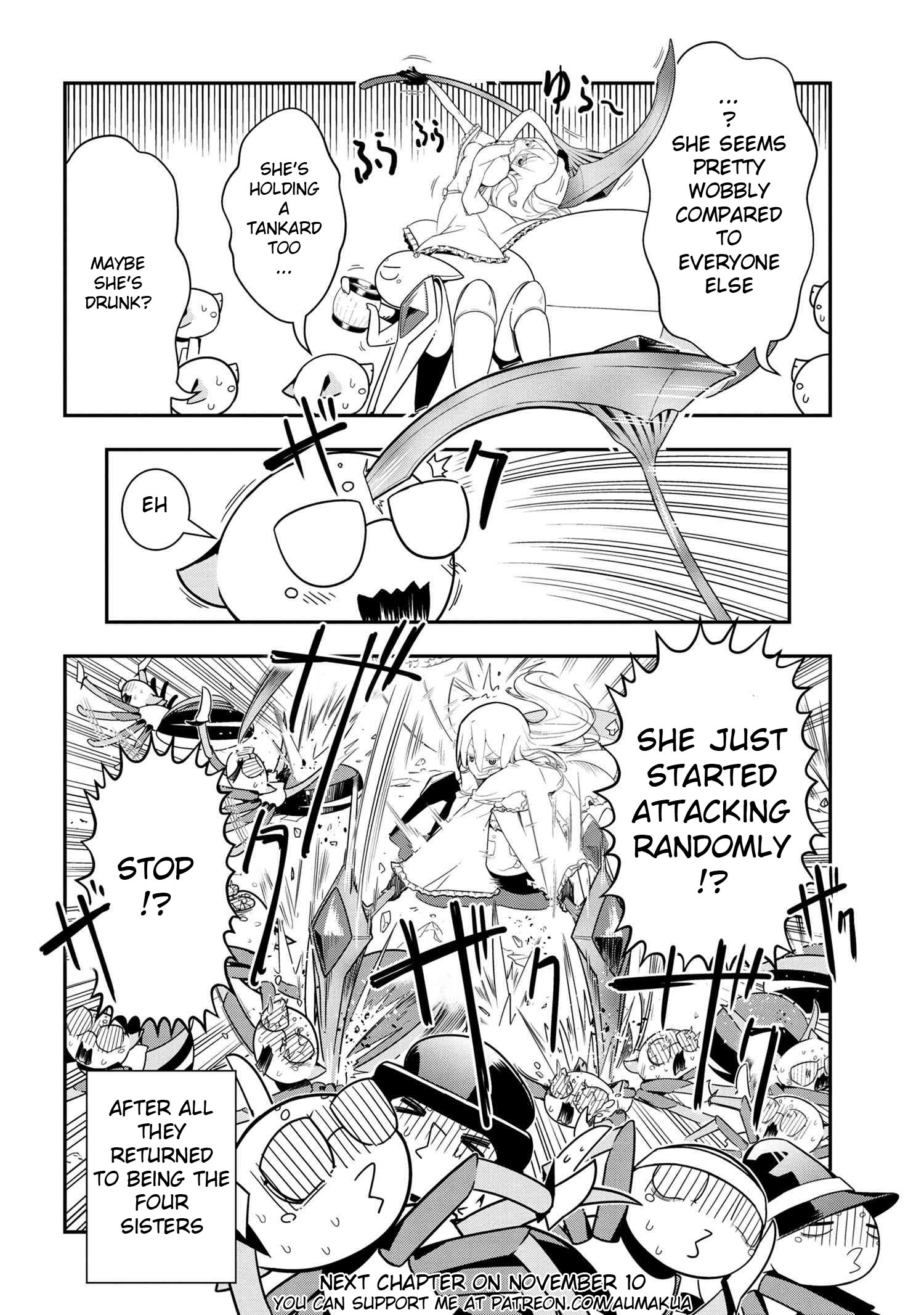 Kumo Desu Ga, Nani Ka? Daily Life Of The Four Spider Sisters - Chapter 100