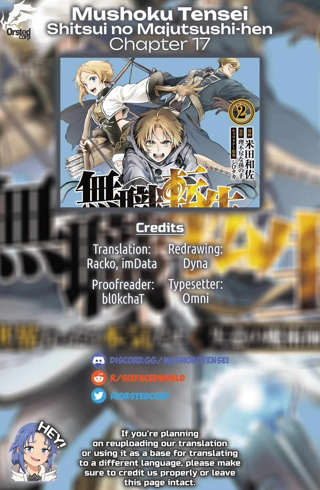 Mushoku Tensei: Isekai Ittara Honki Dasu - Shitsui No Majutsushi-Hen - Chapter 17