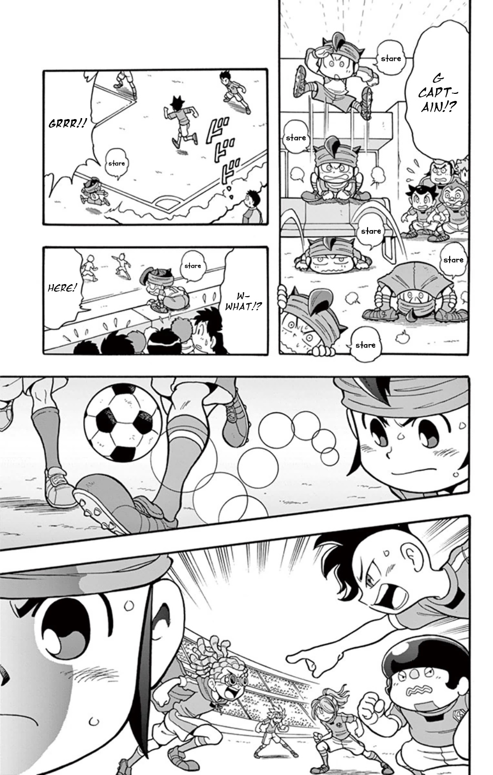 Inazuma Eleven: Baku Gaidenshuu - Vol.1 Chapter 7: Captain's Determination