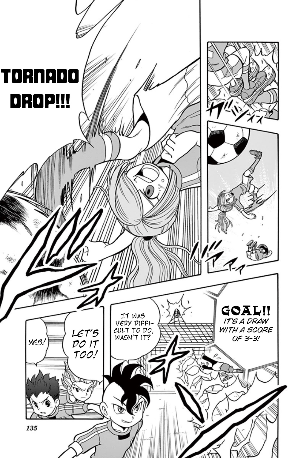 Inazuma Eleven: Baku Gaidenshuu - Vol.1 Chapter 7: Captain's Determination