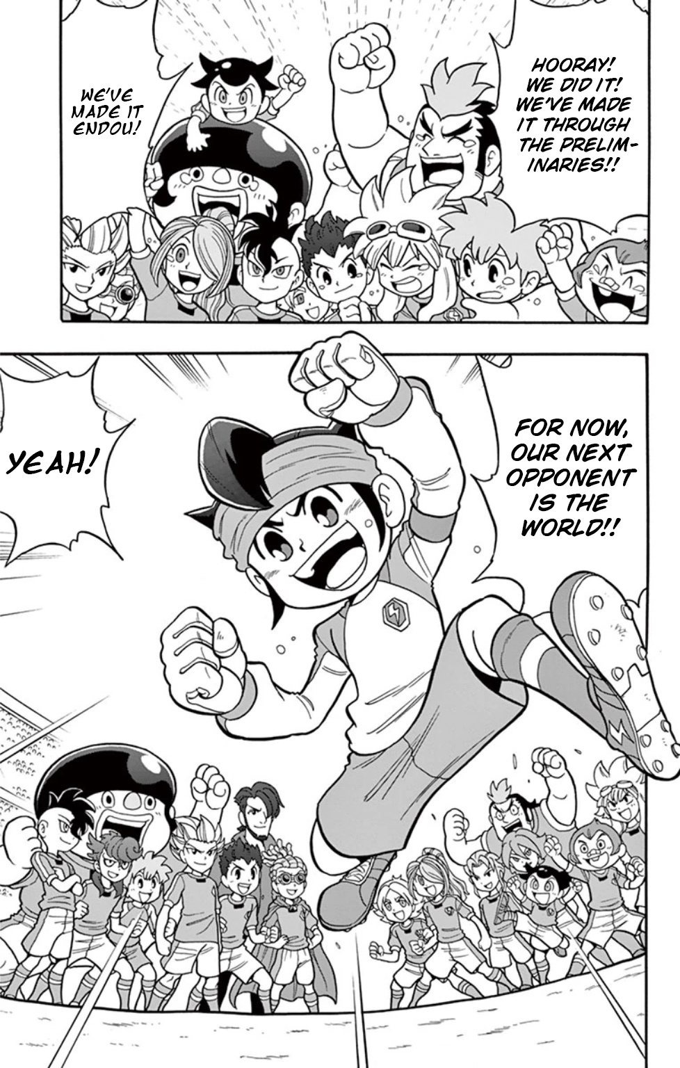 Inazuma Eleven: Baku Gaidenshuu - Vol.1 Chapter 7: Captain's Determination