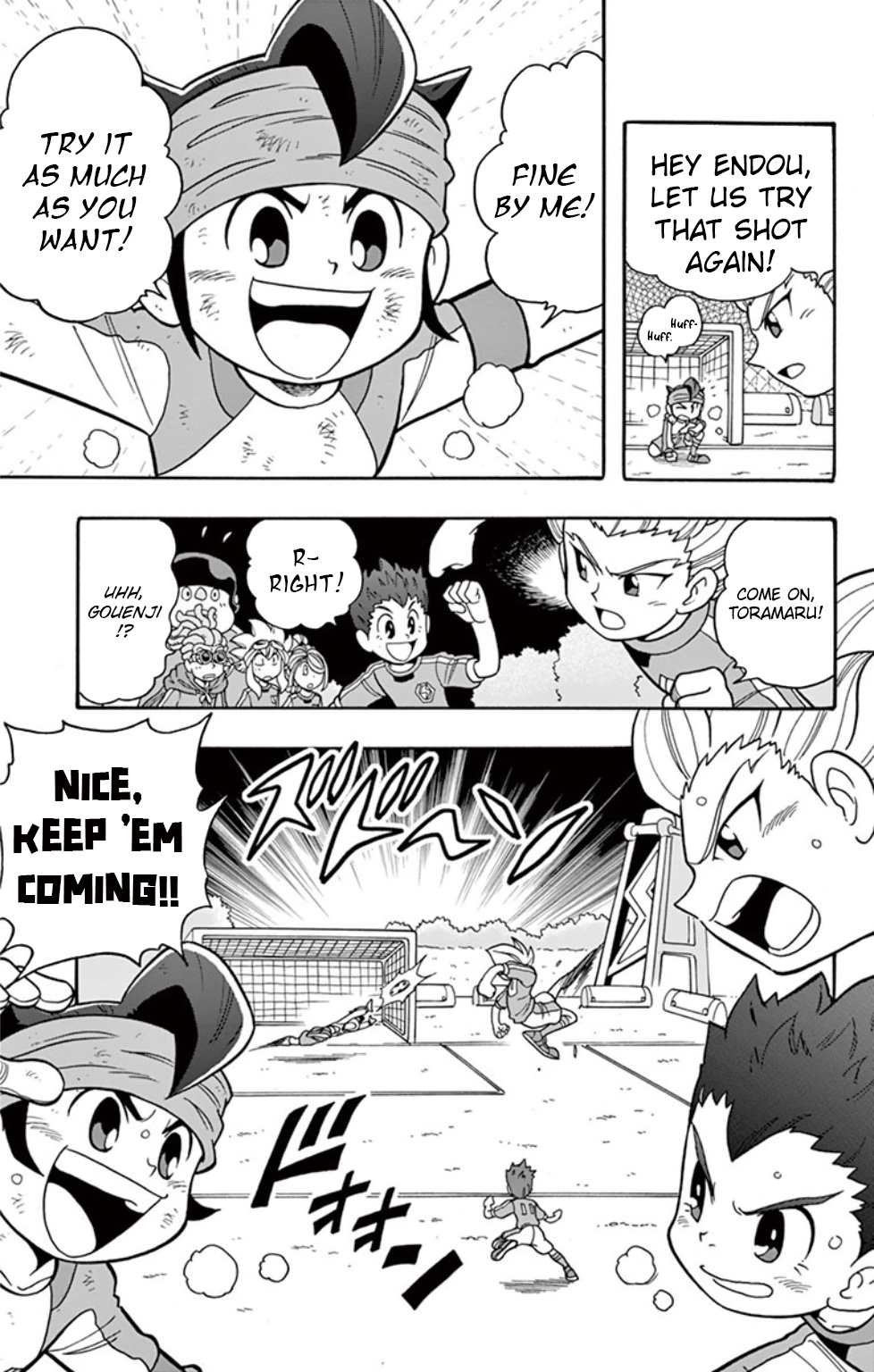 Inazuma Eleven: Baku Gaidenshuu - Vol.1 Chapter 5: The Fated Battle Looms!