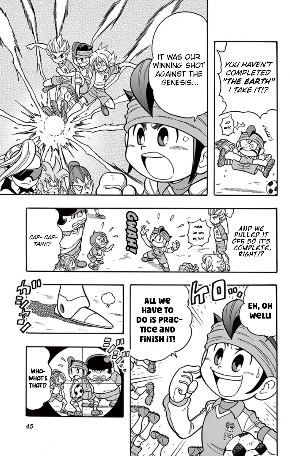 Inazuma Eleven: Baku Gaidenshuu - Vol.1 Chapter 3: "The Earth" Combanation