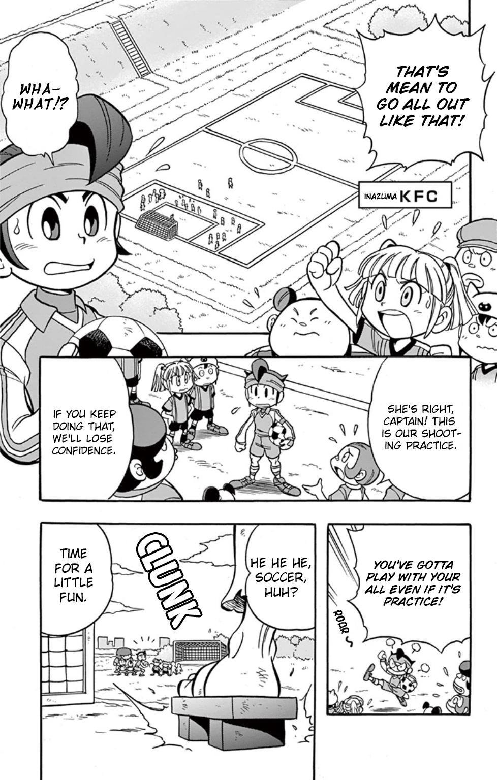 Inazuma Eleven: Baku Gaidenshuu - Vol.1 Chapter 2: Pierce Through! The Steel Fist Of Justice