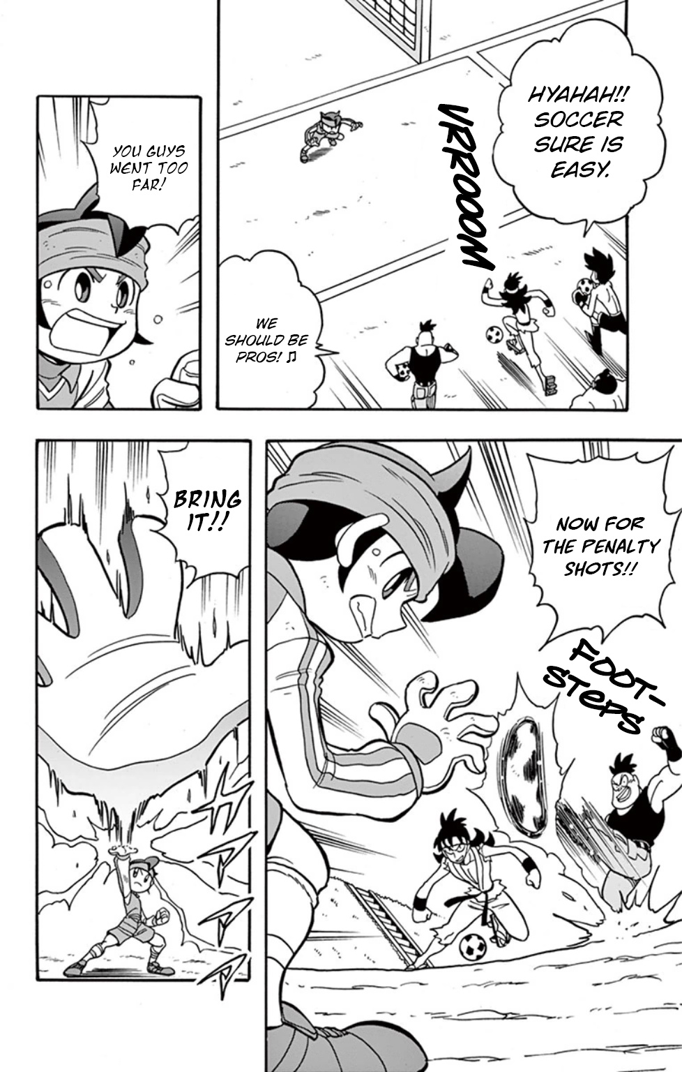 Inazuma Eleven: Baku Gaidenshuu - Vol.1 Chapter 2: Pierce Through! The Steel Fist Of Justice