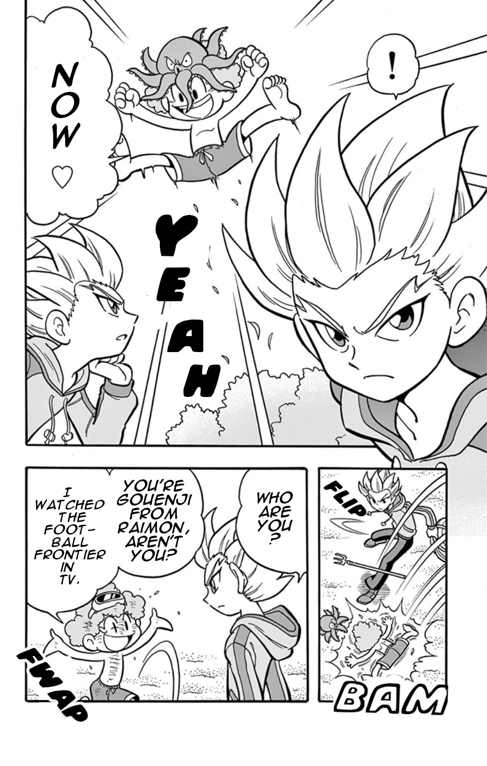 Inazuma Eleven: Baku Gaidenshuu - Vol.1 Chapter 1: A Technique Is Born! Explosive Heat Storm