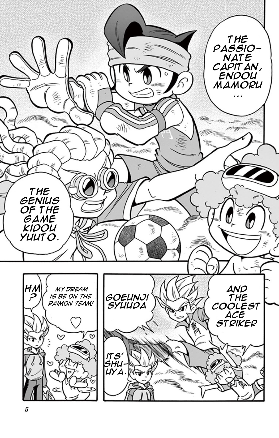 Inazuma Eleven: Baku Gaidenshuu - Vol.1 Chapter 1: A Technique Is Born! Explosive Heat Storm