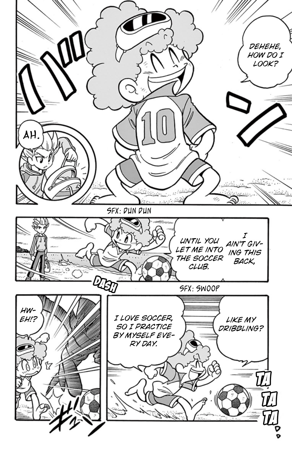 Inazuma Eleven: Baku Gaidenshuu - Vol.1 Chapter 1: A Technique Is Born! Explosive Heat Storm