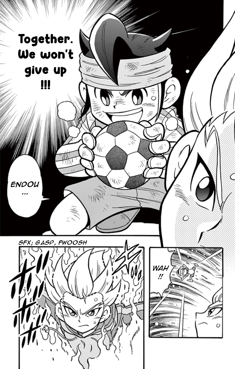 Inazuma Eleven: Baku Gaidenshuu - Vol.1 Chapter 1: A Technique Is Born! Explosive Heat Storm