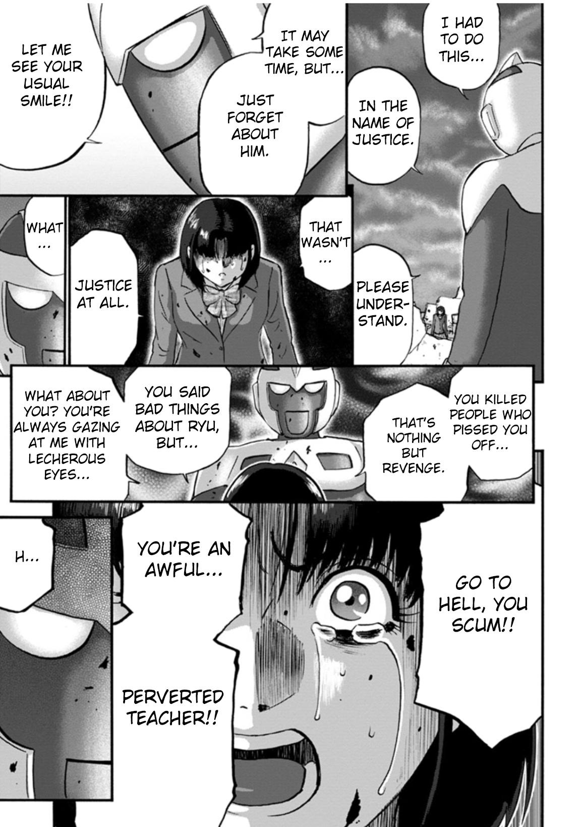 Seigi No Mikata Seigidā - Chapter 4: Scarletman A Part 2