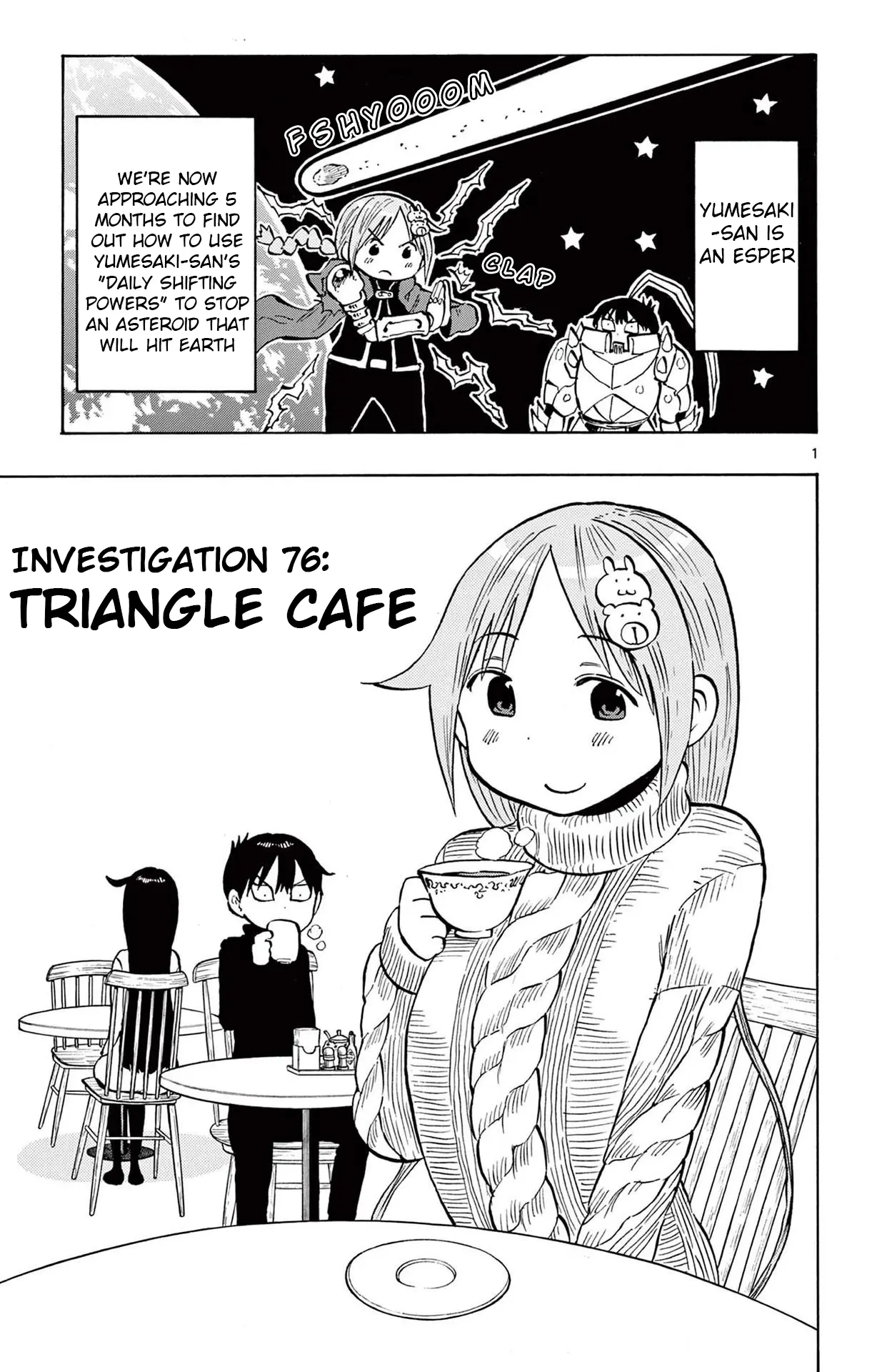 Ponkotsu-Chan Kenshouchuu - Vol.8 Chapter 76: Triangle Cafe