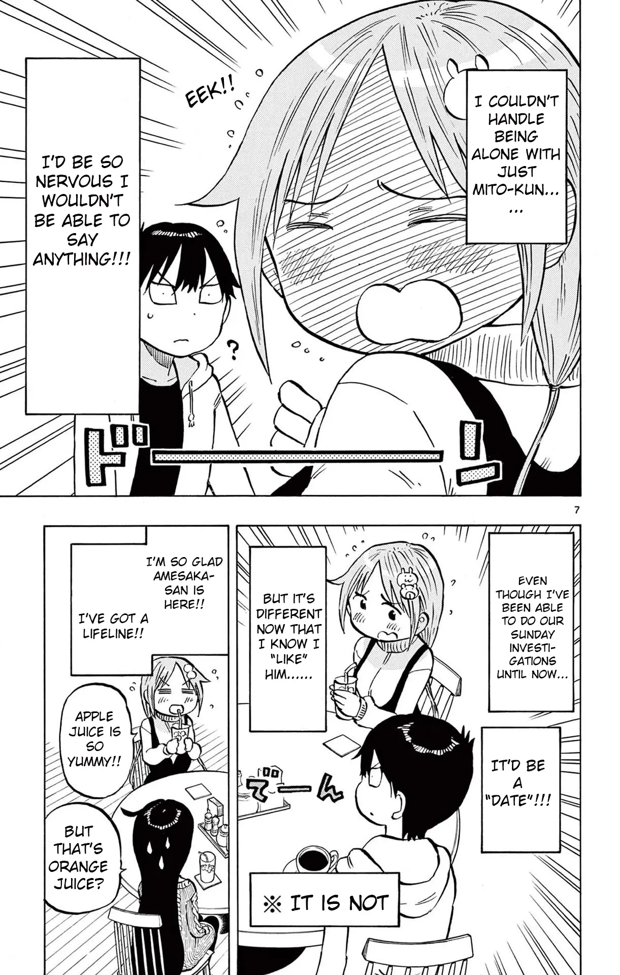 Ponkotsu-Chan Kenshouchuu - Vol.8 Chapter 76: Triangle Cafe