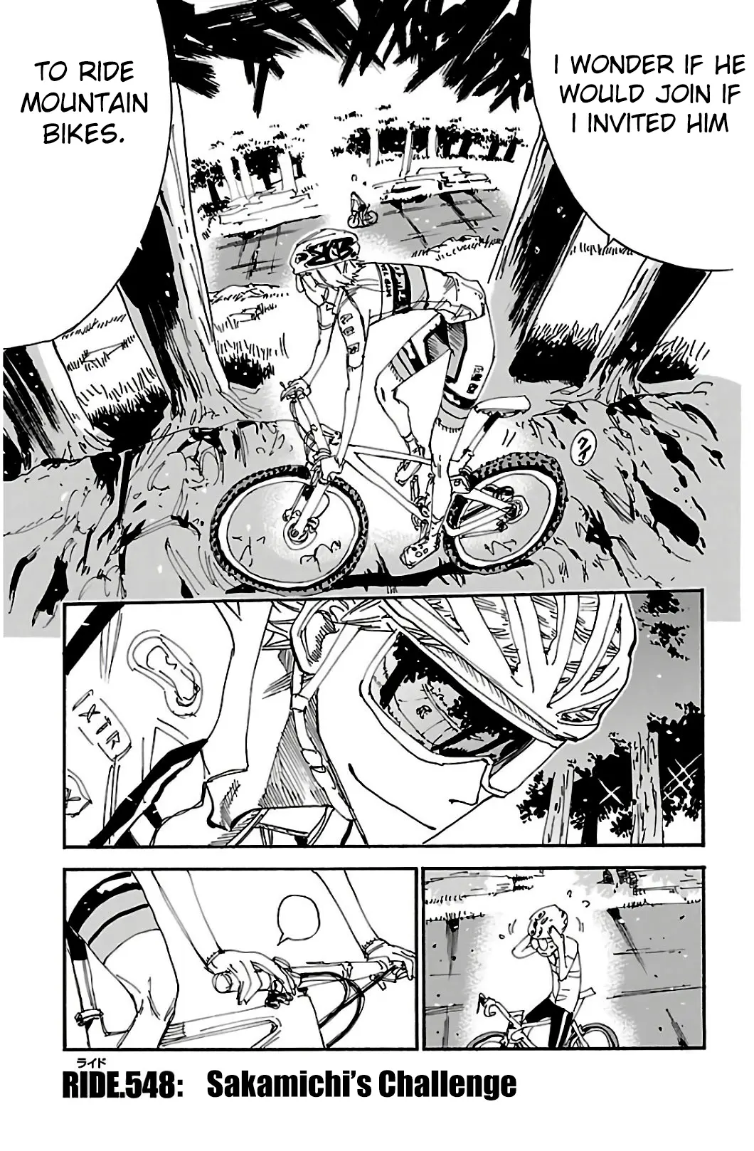 Yowamushi Pedal - Vol.64 Chapter 548: Sakamichi's Challenge