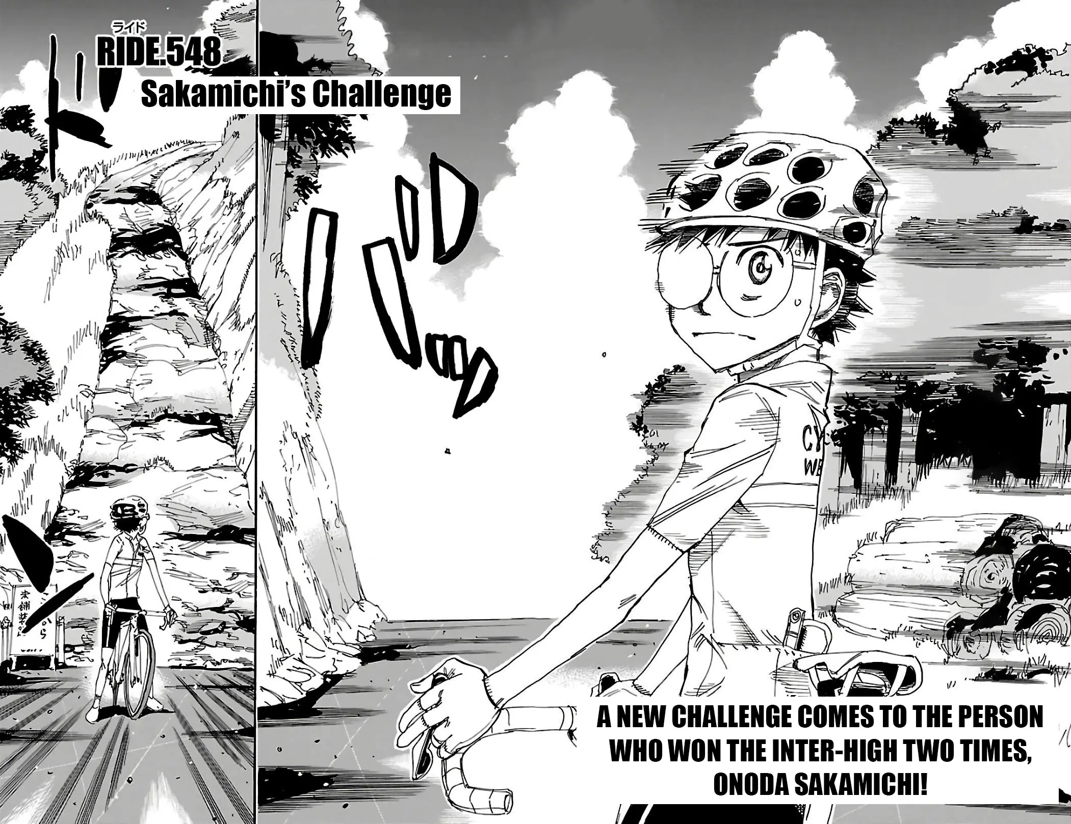 Yowamushi Pedal - Vol.64 Chapter 548: Sakamichi's Challenge