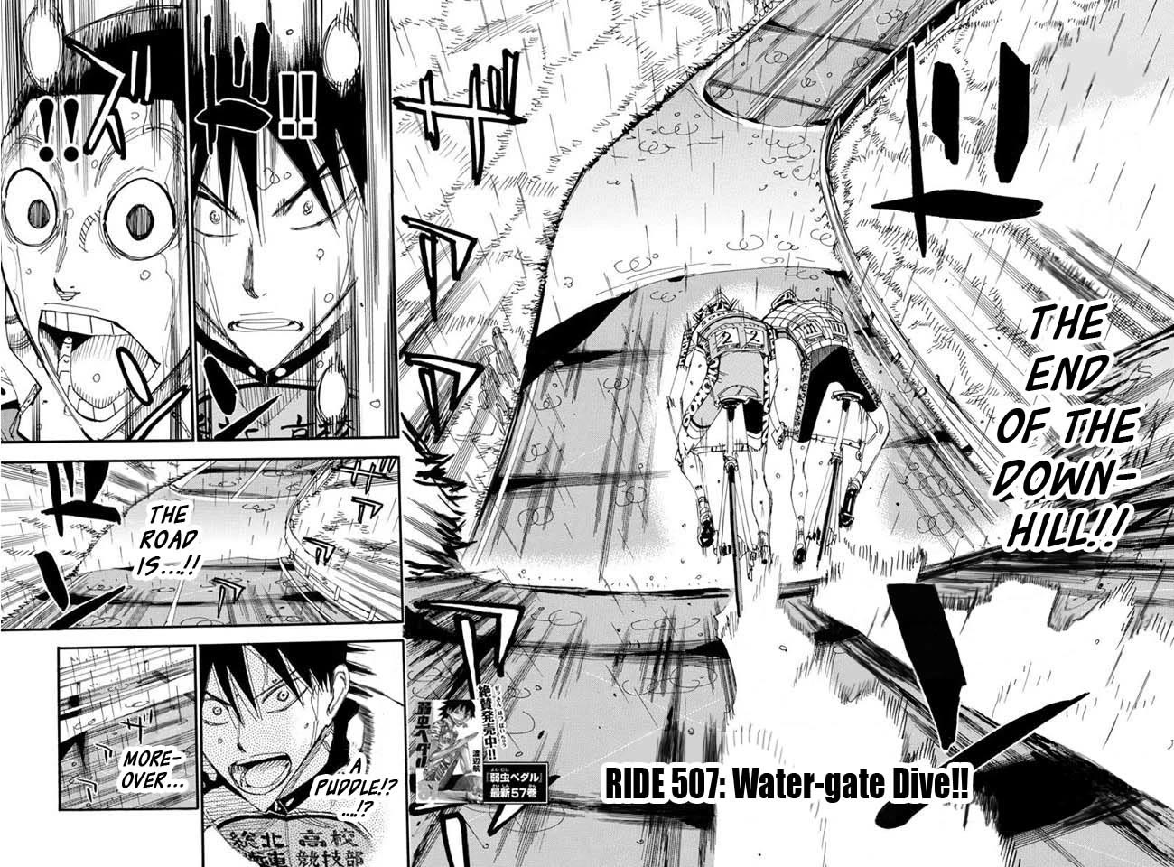 Yowamushi Pedal - Chapter 507: Water-Gate Dive!!